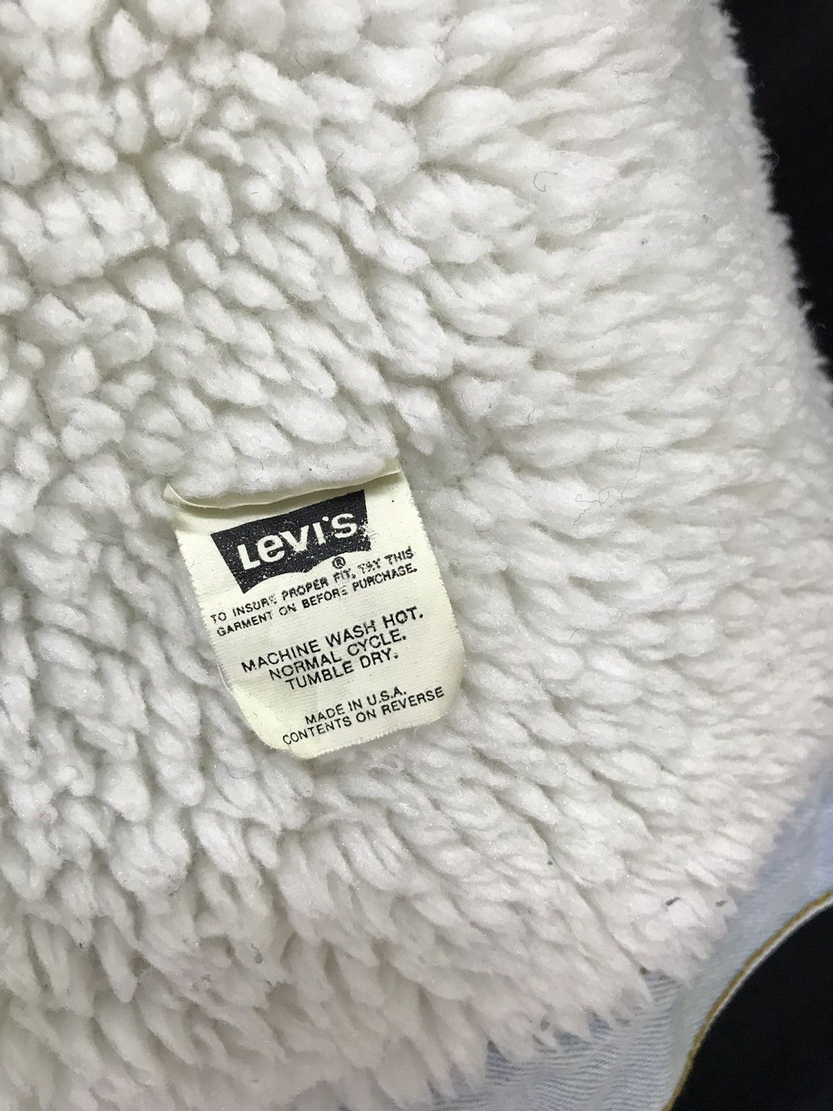 Levi's Vintage Clothing Vtg 70s Levi’s Trucker Denim Jacket Sherpa Lining 6🟩9 Size US M / EU 48-50 / 2 - 7 Thumbnail