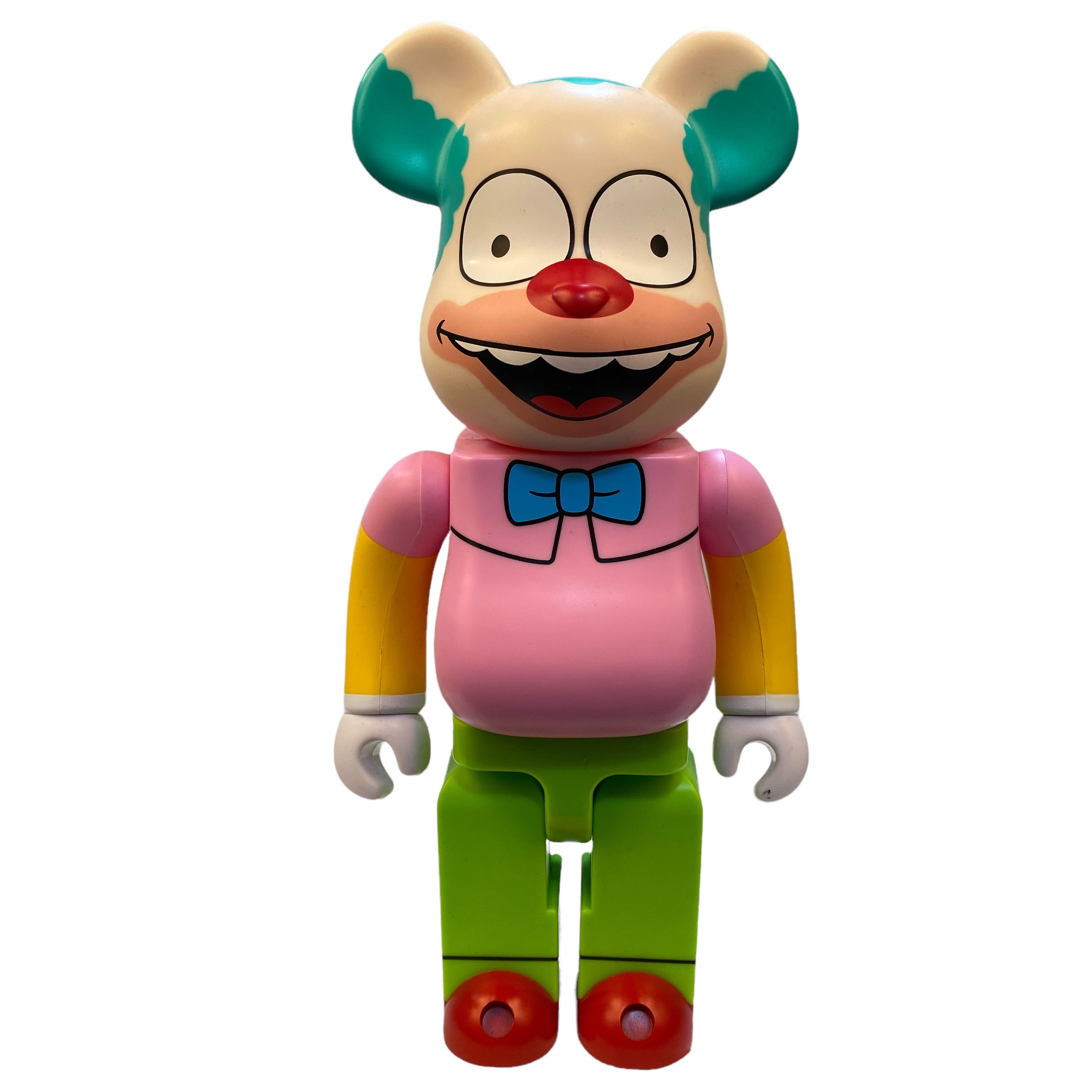 image of Medicom Bearbrick Krusty The Clown Simpson Figure, Men's