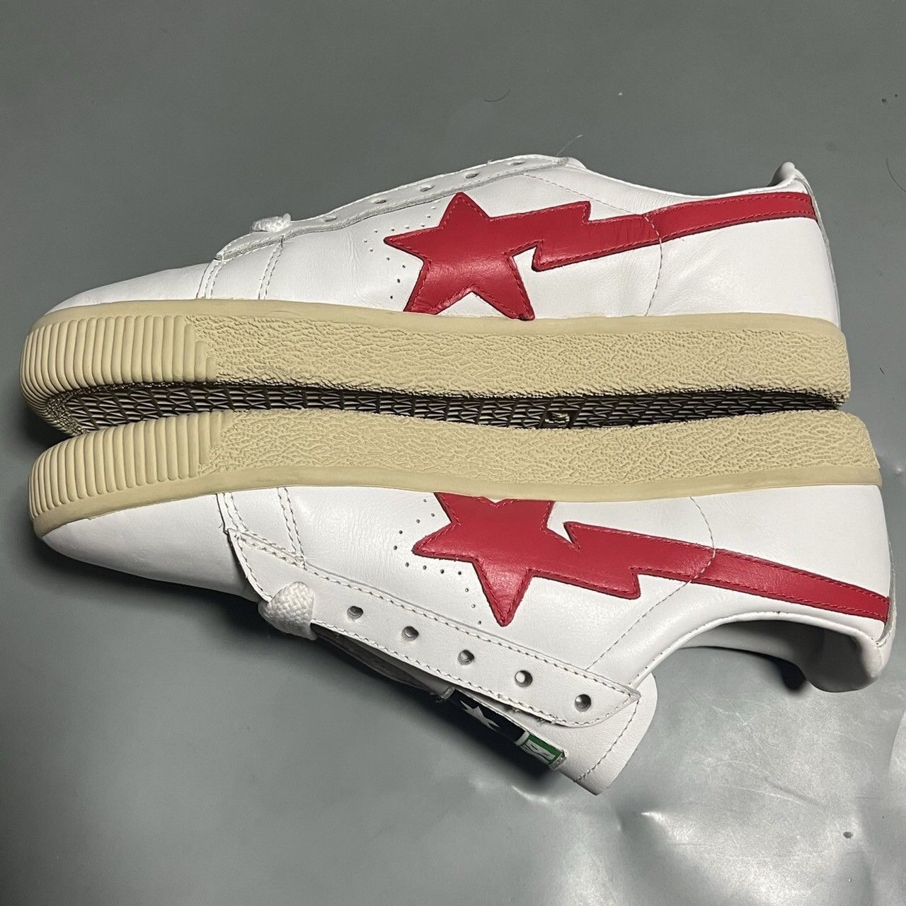 Bape BAPE crepsta White/Red Size US 10 / EU 43 - 4 Thumbnail