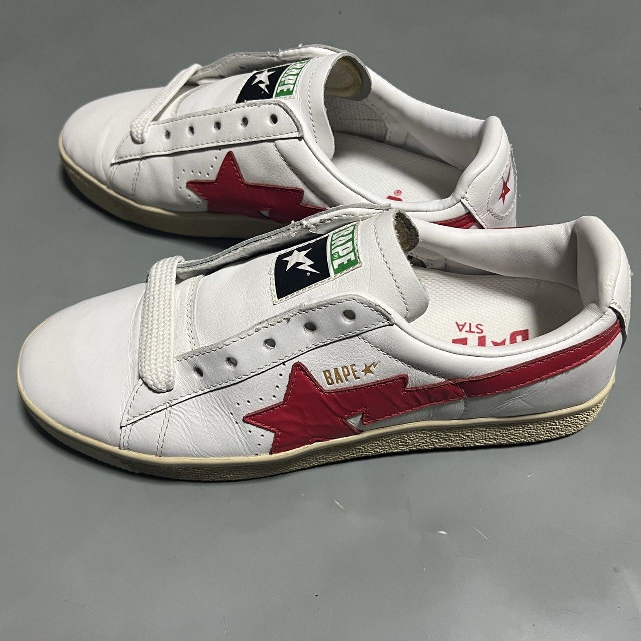 Bape BAPE crepsta White/Red Size US 10 / EU 43 - 2 Thumbnail
