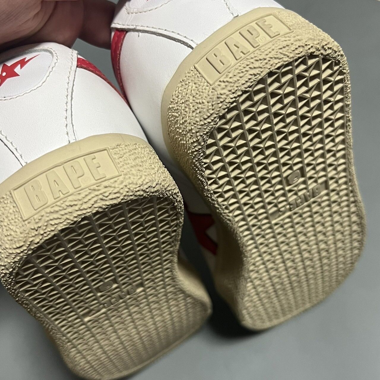 Bape BAPE crepsta White/Red Size US 10 / EU 43 - 6 Thumbnail
