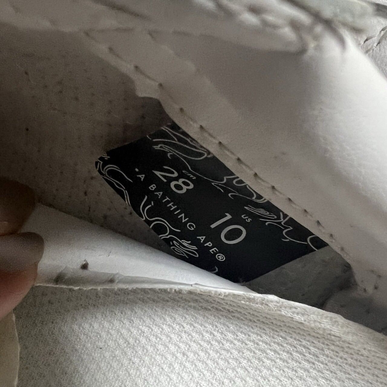 Bape BAPE crepsta White/Red Size US 10 / EU 43 - 8 Thumbnail
