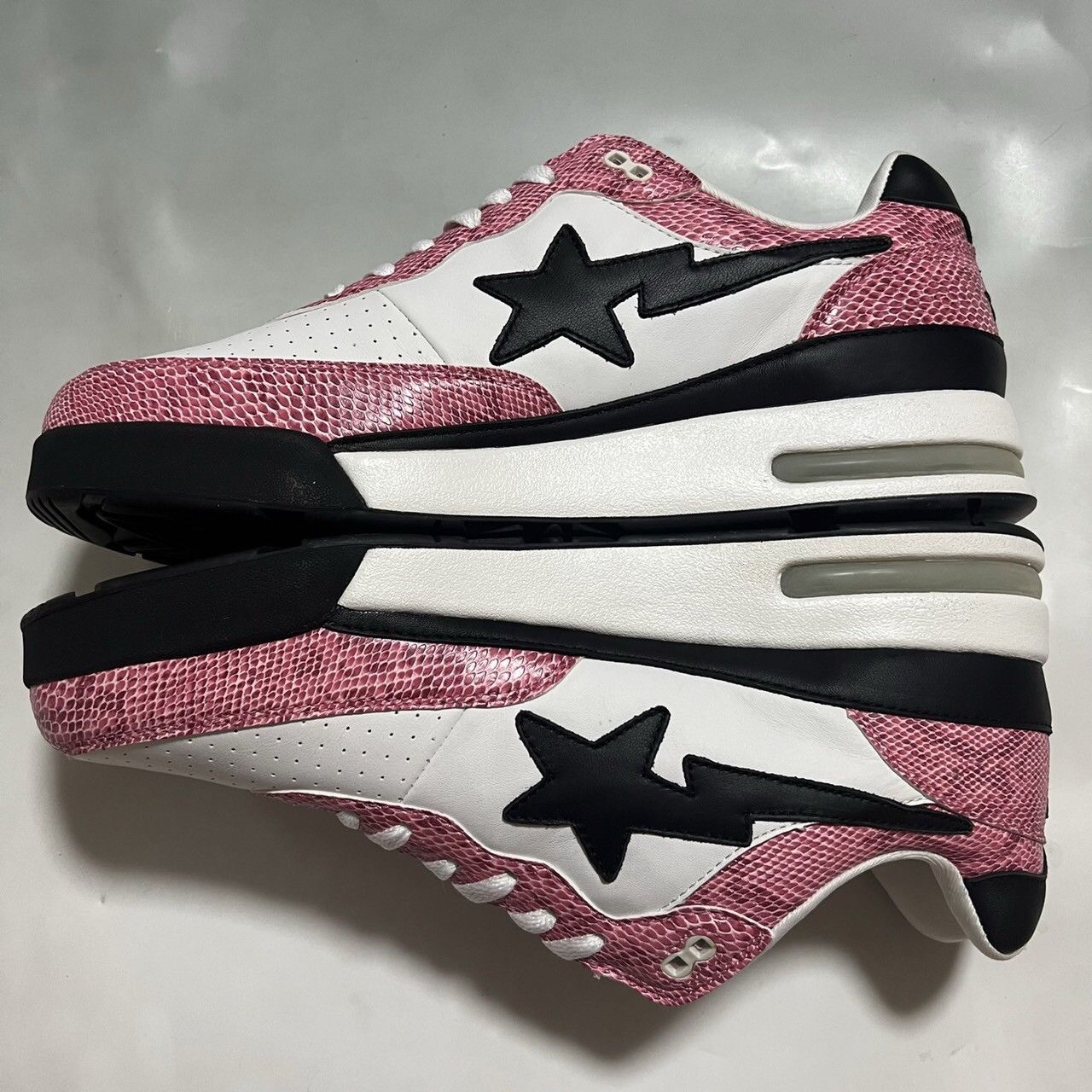 Bape 2007 BAPE roadsta White/leather/snake Size US 13 / EU 46 - 4 Thumbnail