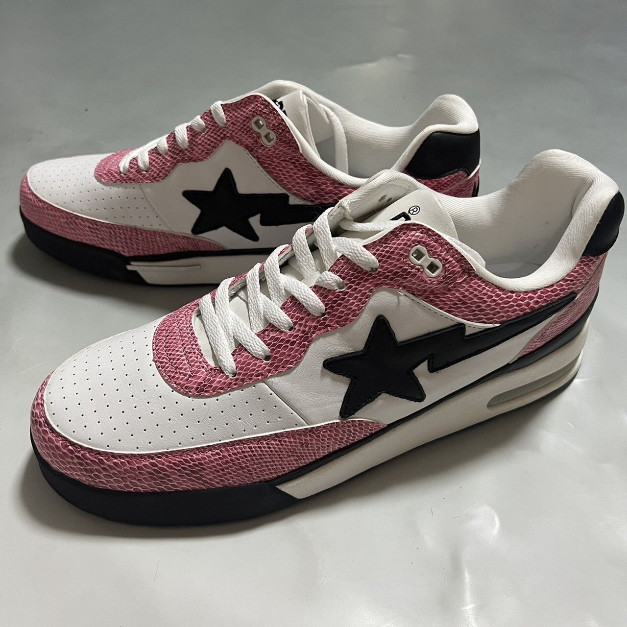 Bape 2007 BAPE roadsta White/leather/snake Size US 13 / EU 46 - 2 Thumbnail