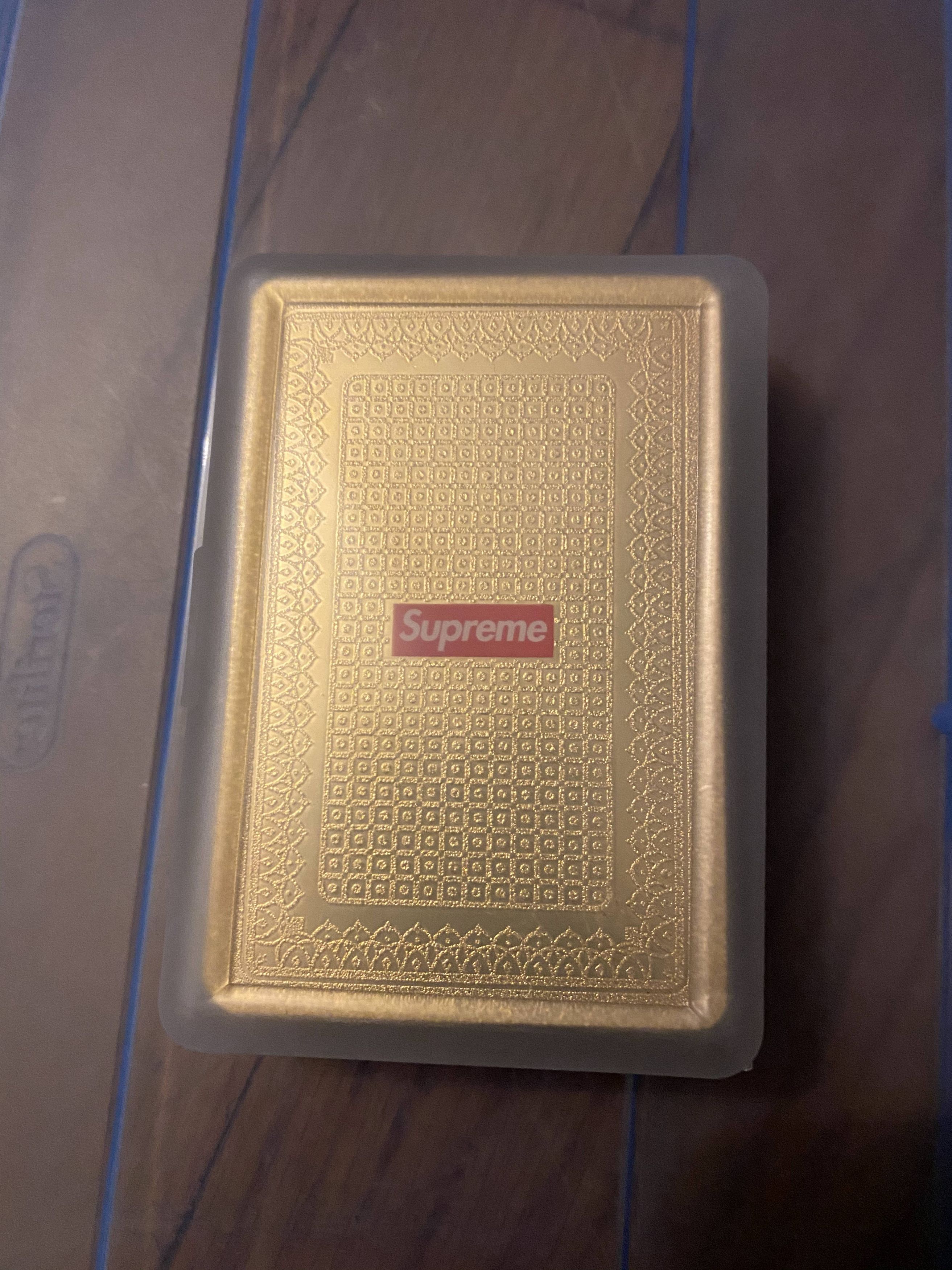 Supreme Supreme Gold Playing Cards (FW13) Size ONE SIZE - 1 Thumbnail