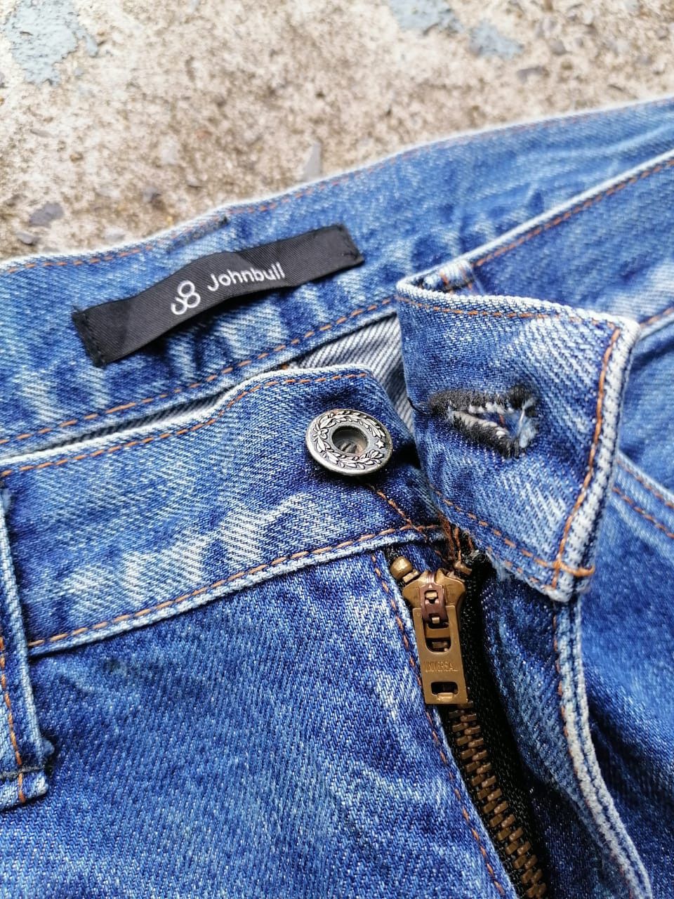 Japanese Brand × Johnbull John Bull Distressed Selvedge Denim Jeans Size US 34 / EU 50 - 2 Thumbnail