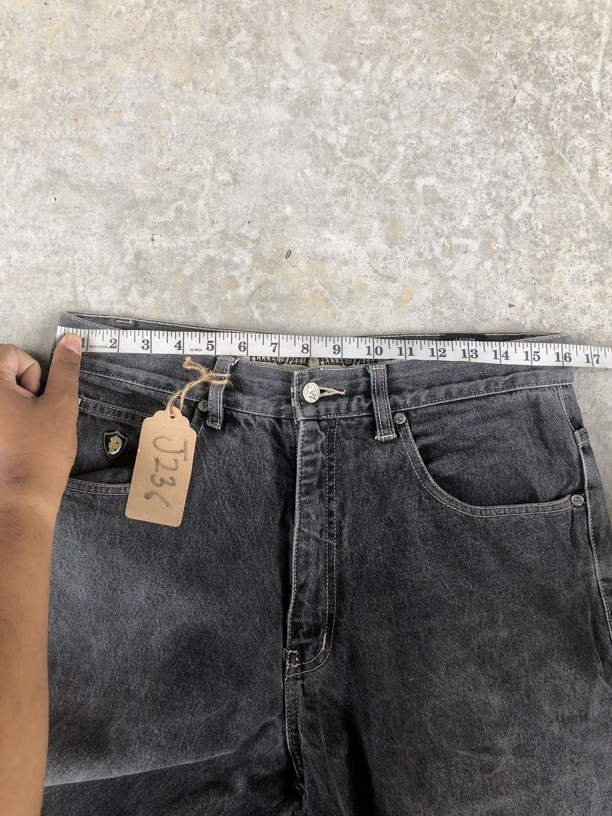 Pelle Pelle Pelle Pelle Distressed Jeans Baggy Jeans hip hop Size US 32 / EU 48 - 18 Thumbnail