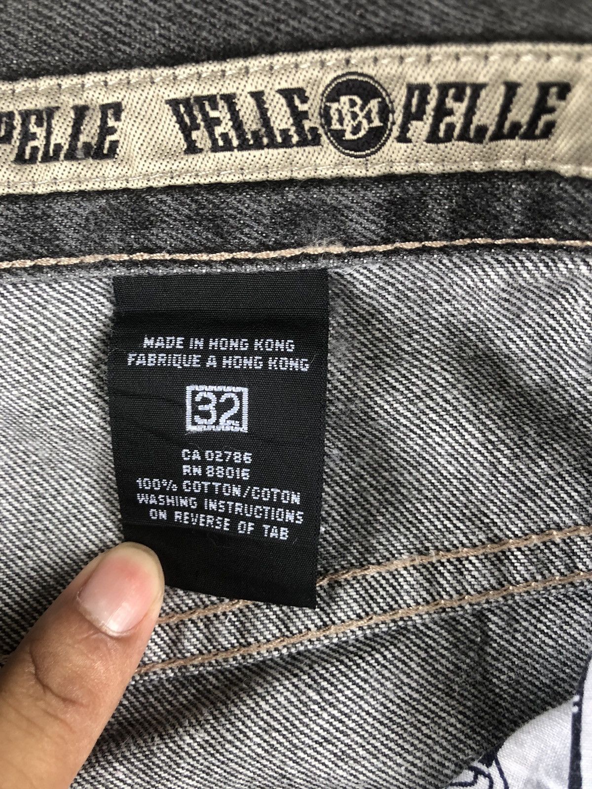Pelle Pelle Pelle Pelle Distressed Jeans Baggy Jeans hip hop Size US 32 / EU 48 - 16 Thumbnail