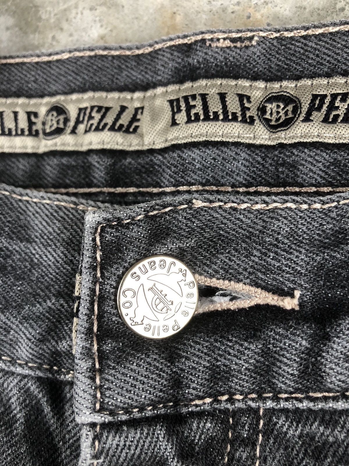 Pelle Pelle Pelle Pelle Distressed Jeans Baggy Jeans hip hop Size US 32 / EU 48 - 15 Thumbnail