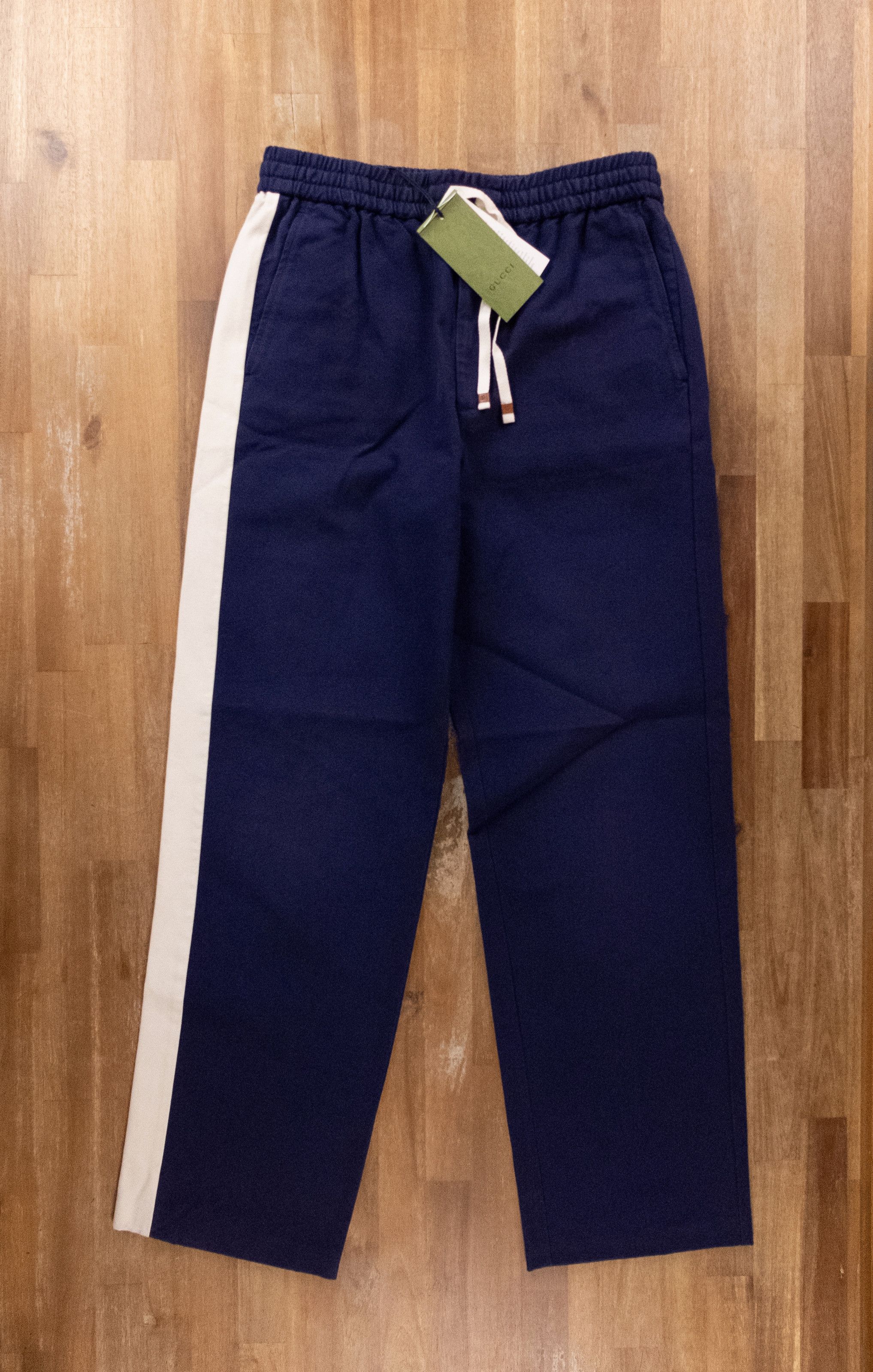 Gucci GUCCI Original blue cotton canvas drawstring pants trousers Size US 32 / EU 48 - 5 Thumbnail