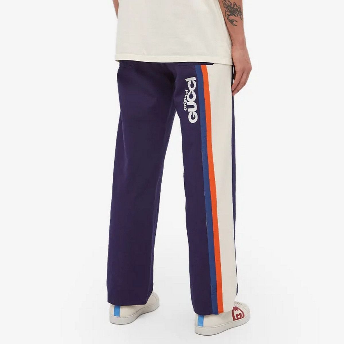 Gucci GUCCI Original blue cotton canvas drawstring pants trousers Size US 32 / EU 48 - 1 Thumbnail
