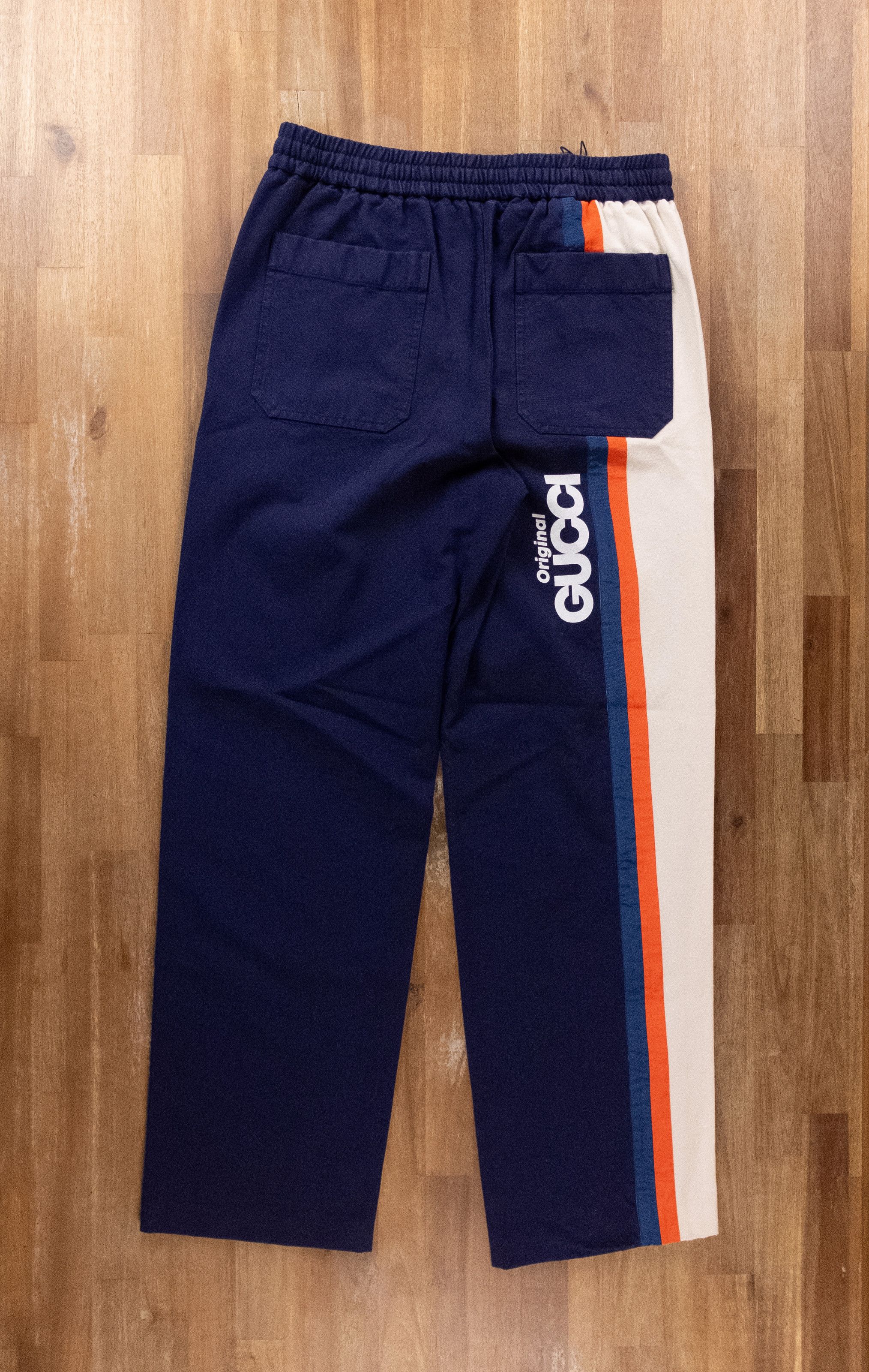 Gucci GUCCI Original blue cotton canvas drawstring pants trousers Size US 32 / EU 48 - 9 Thumbnail