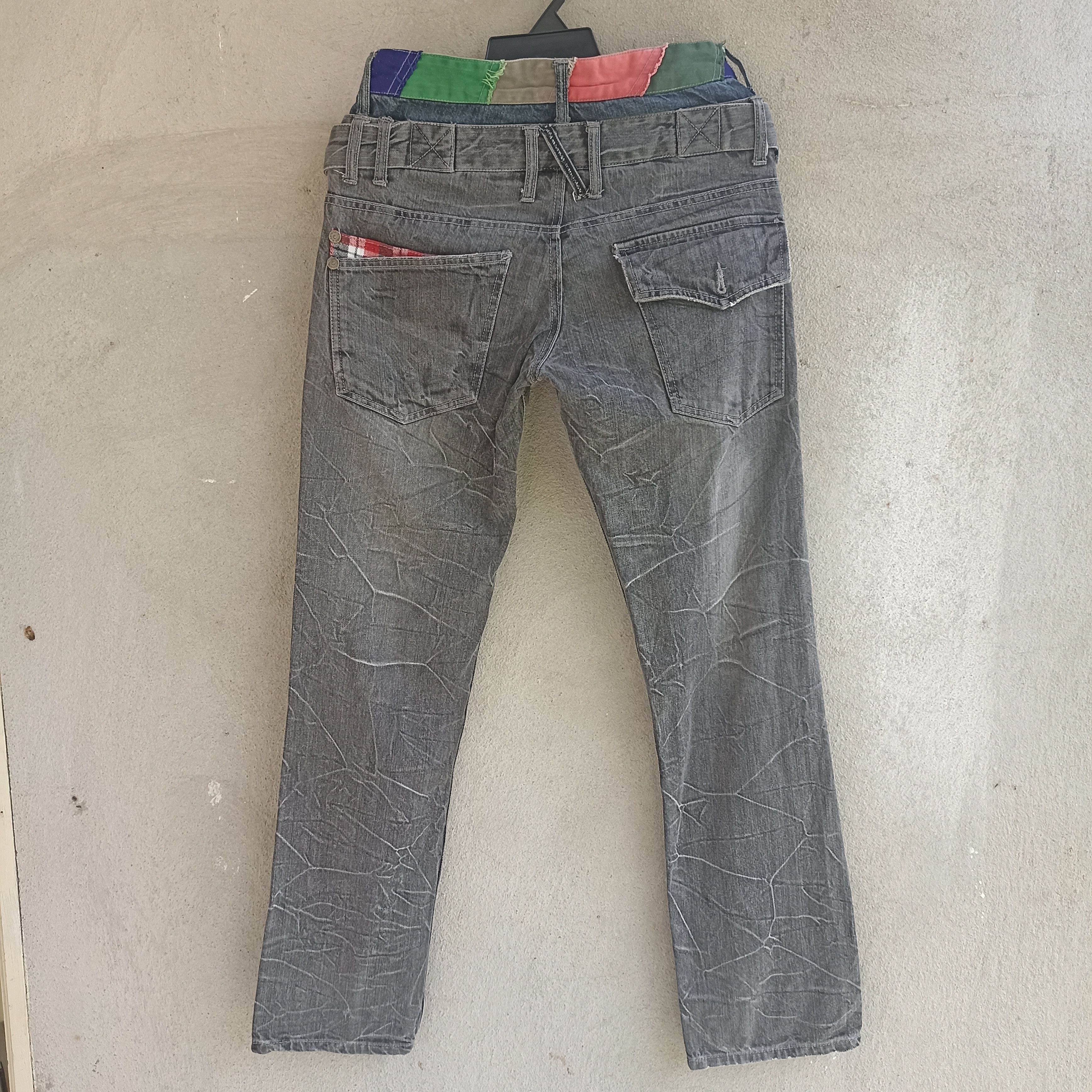 Japanese Brand Patina Seditionaries Doublewaist Patch Jeans Size US 30 / EU 46 - 9 Thumbnail