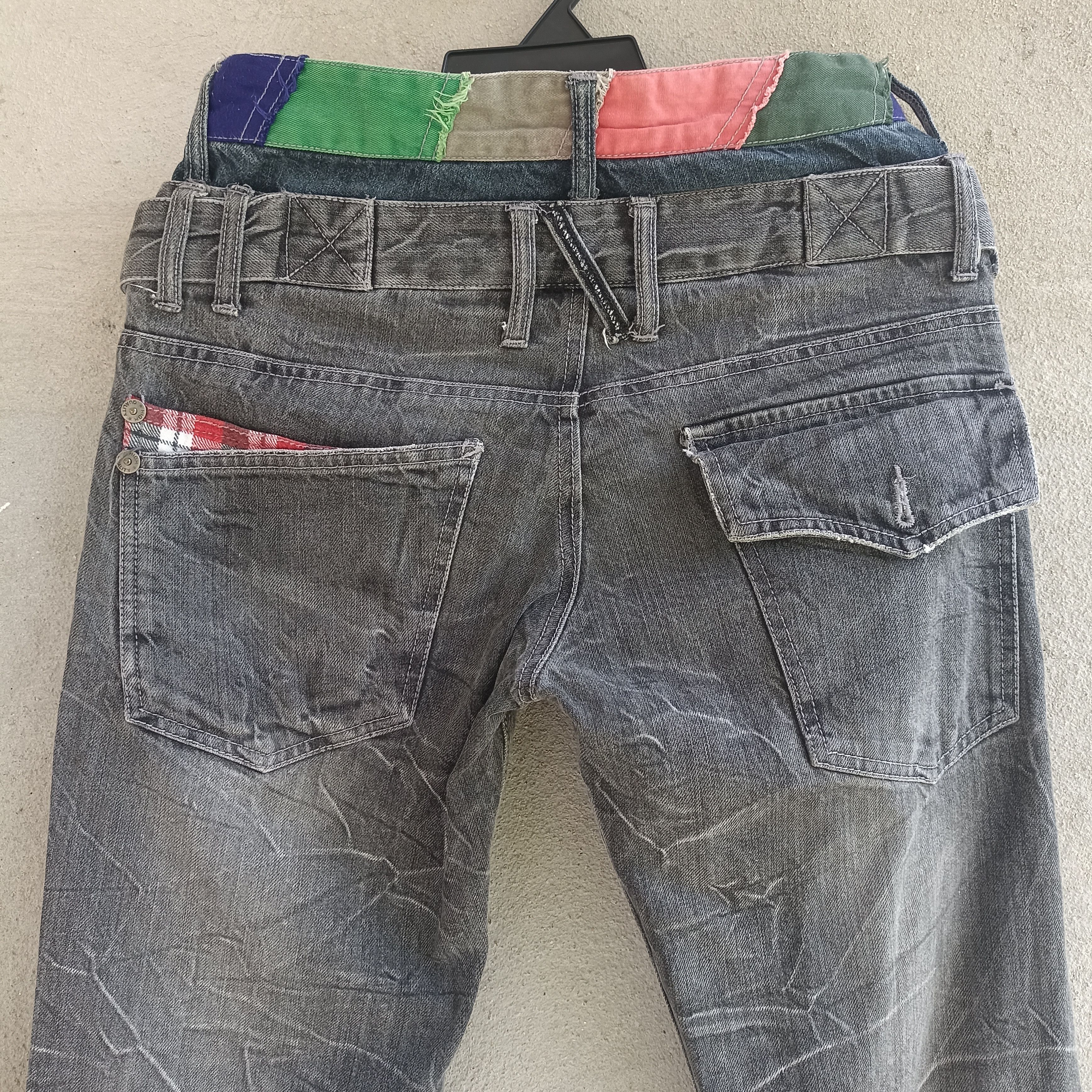 Japanese Brand Patina Seditionaries Doublewaist Patch Jeans Size US 30 / EU 46 - 10 Thumbnail
