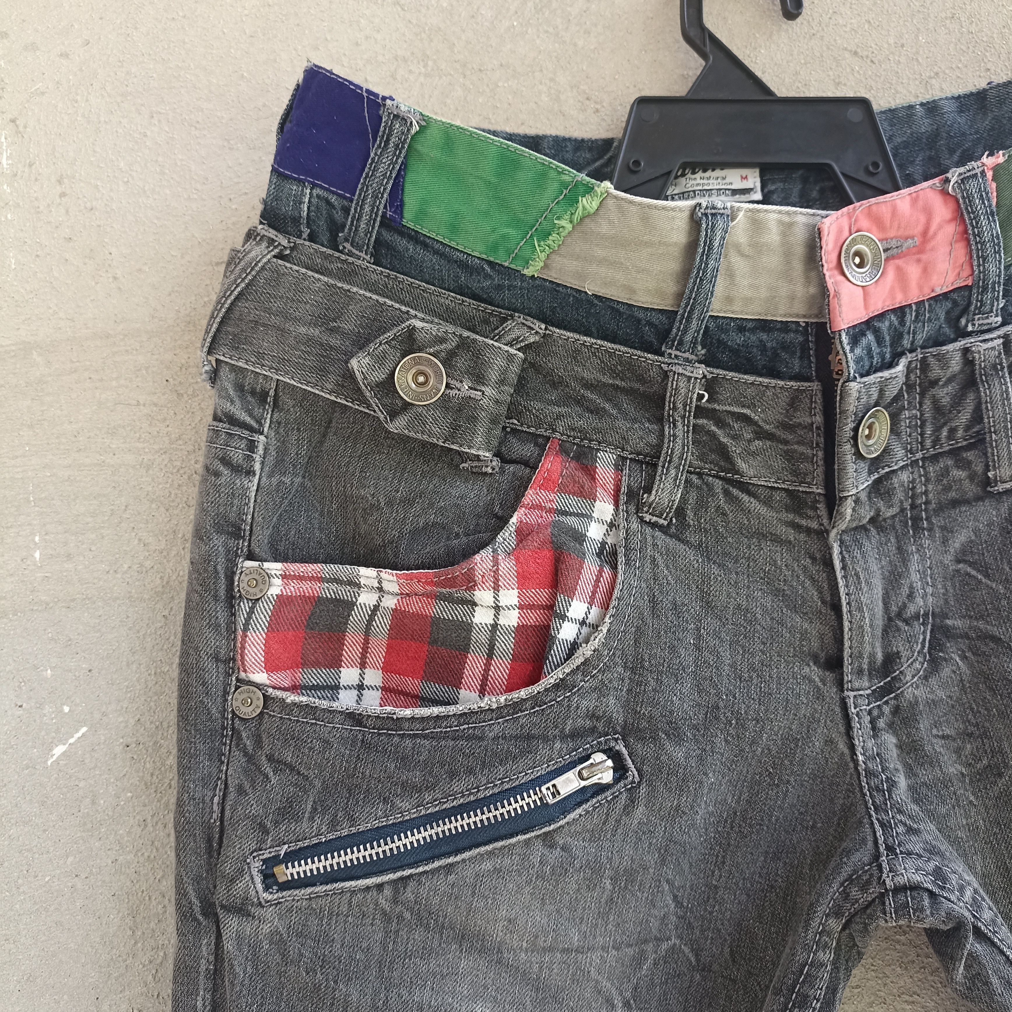 Japanese Brand Patina Seditionaries Doublewaist Patch Jeans Size US 30 / EU 46 - 5 Thumbnail
