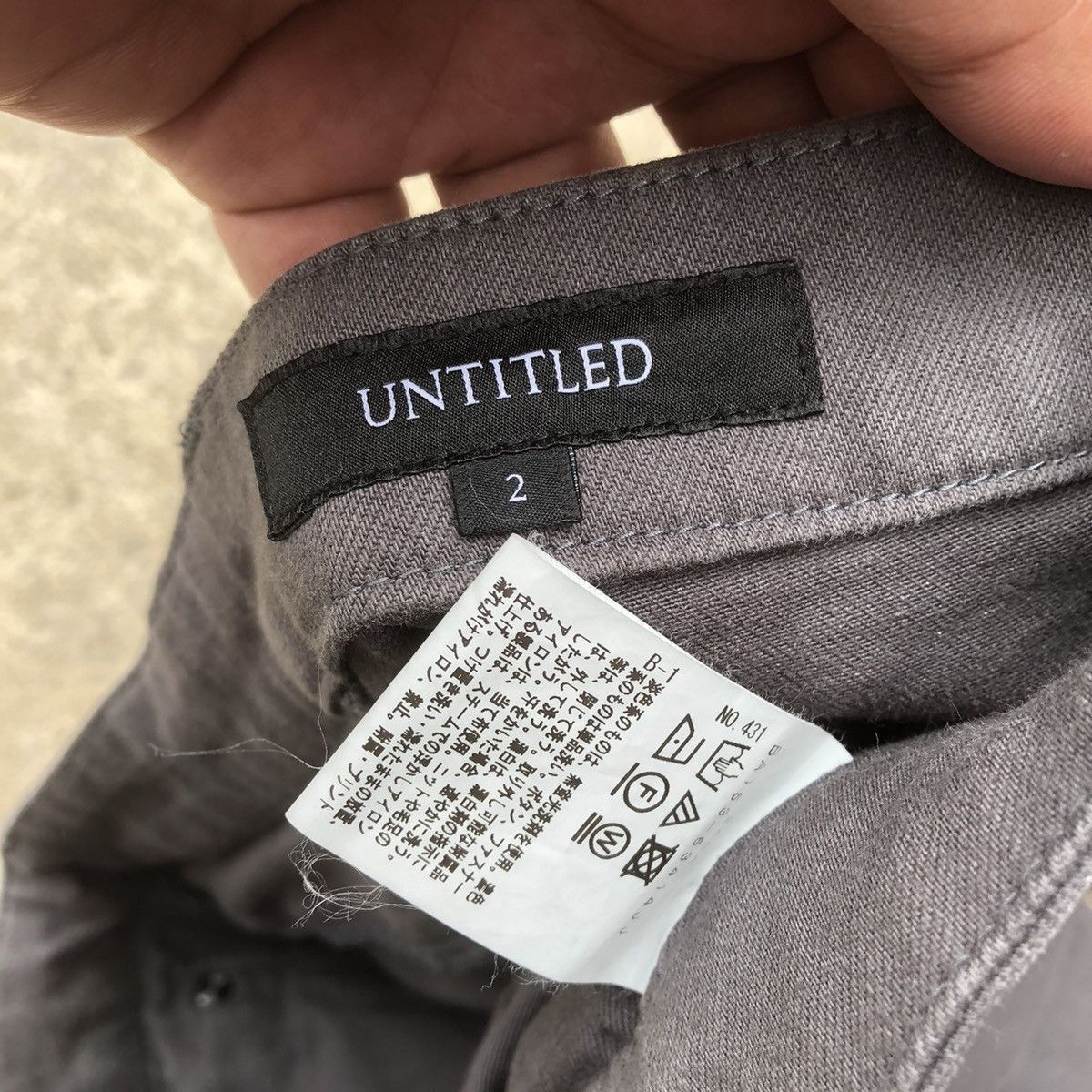 Designer × Japanese Brand × Untitled&Co 🔥Rare🔥🇯🇵Vintage Untitled Nice Casual Khakis Pants Size US 28 / EU 44 - 12 Thumbnail
