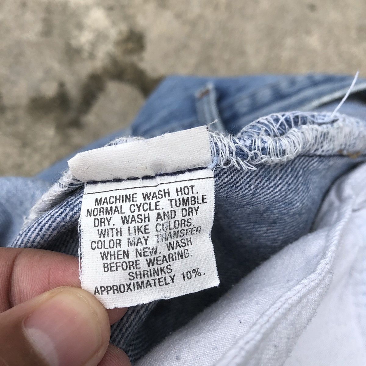 Levi's × Levi's Vintage Clothing 🔥Rare🔥Vintage Levis Stoned Wash Rips Distress Paint Jeans Size US 36 / EU 52 - 19 Thumbnail