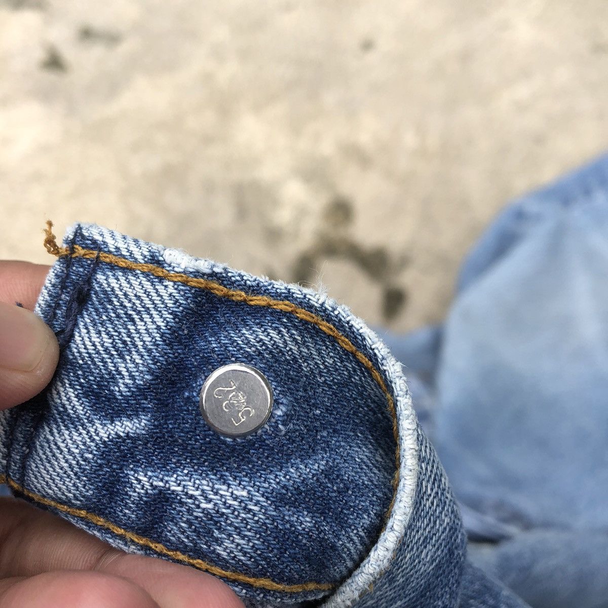 Levi's × Levi's Vintage Clothing 🔥Rare🔥Vintage Levis Stoned Wash Rips Distress Paint Jeans Size US 36 / EU 52 - 17 Thumbnail