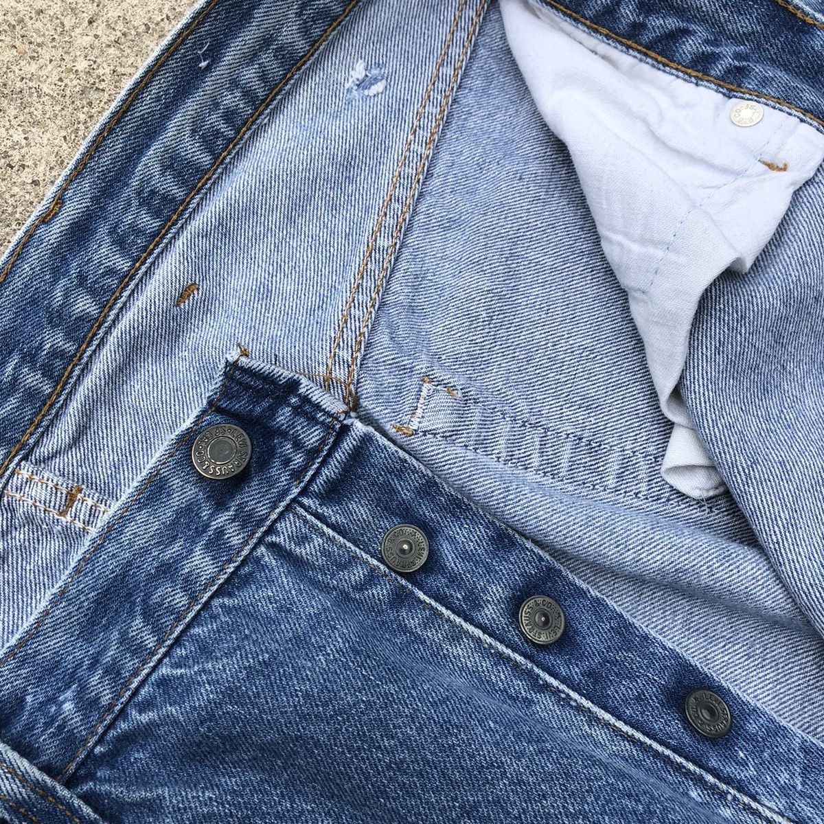 Levi's × Levi's Vintage Clothing 🔥Rare🔥Vintage Levis Stoned Wash Rips Distress Paint Jeans Size US 36 / EU 52 - 16 Thumbnail