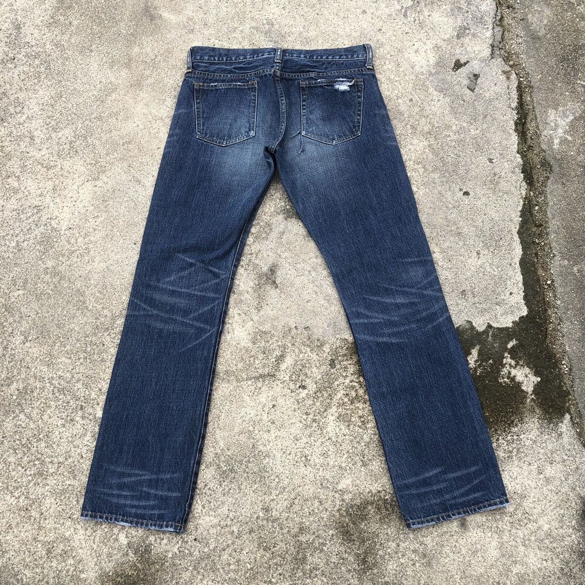 Japanese Brand 🔥Sick🔥🇯🇵As Know As Stoned Wash Patchwork Rips Distress Jeans Size US 31 - 4 Thumbnail