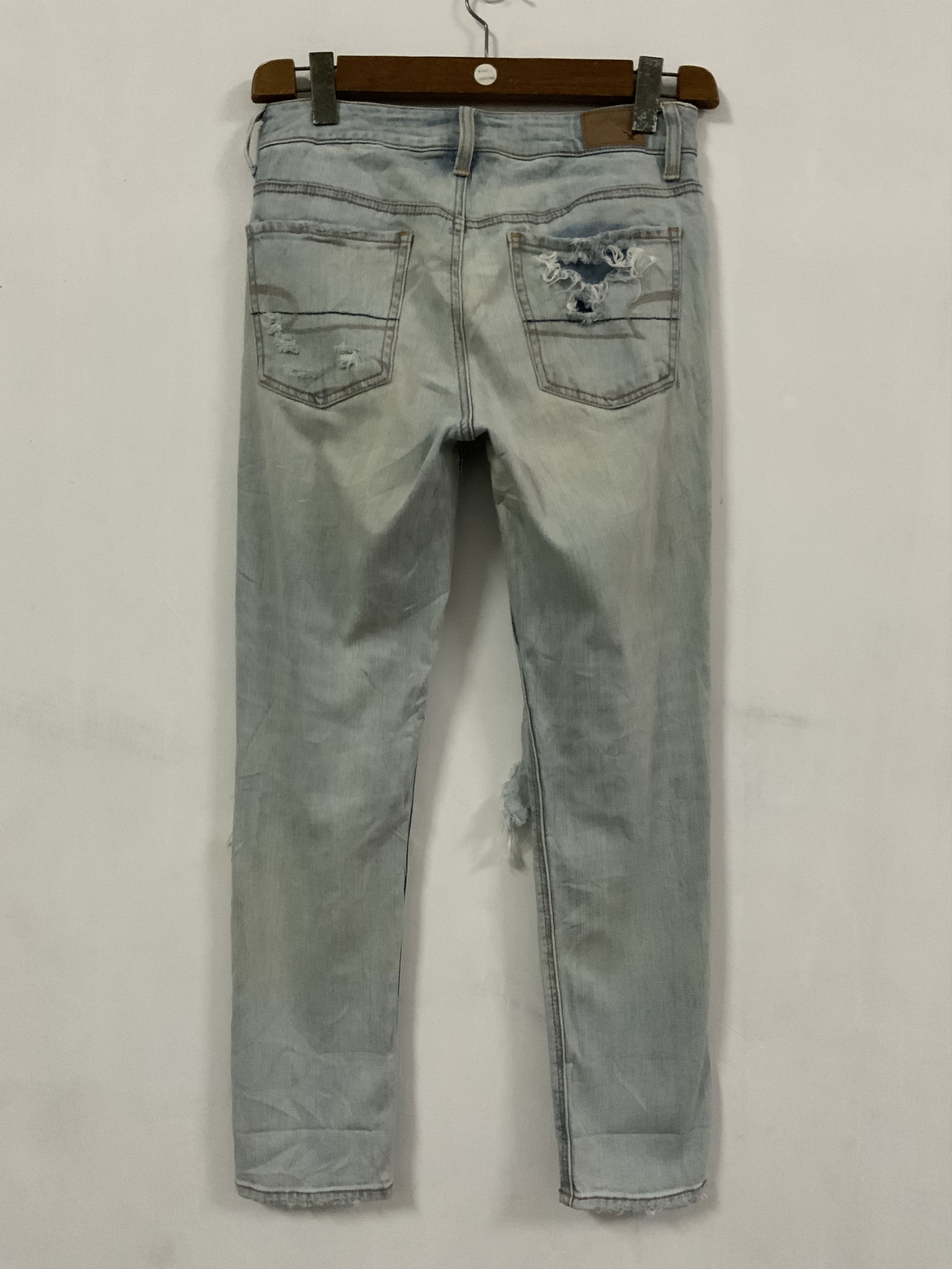 American Eagle Outfitters American Eagle Outfitters Distressed Denim Jeans Size US 30 / EU 46 - 2 Thumbnail