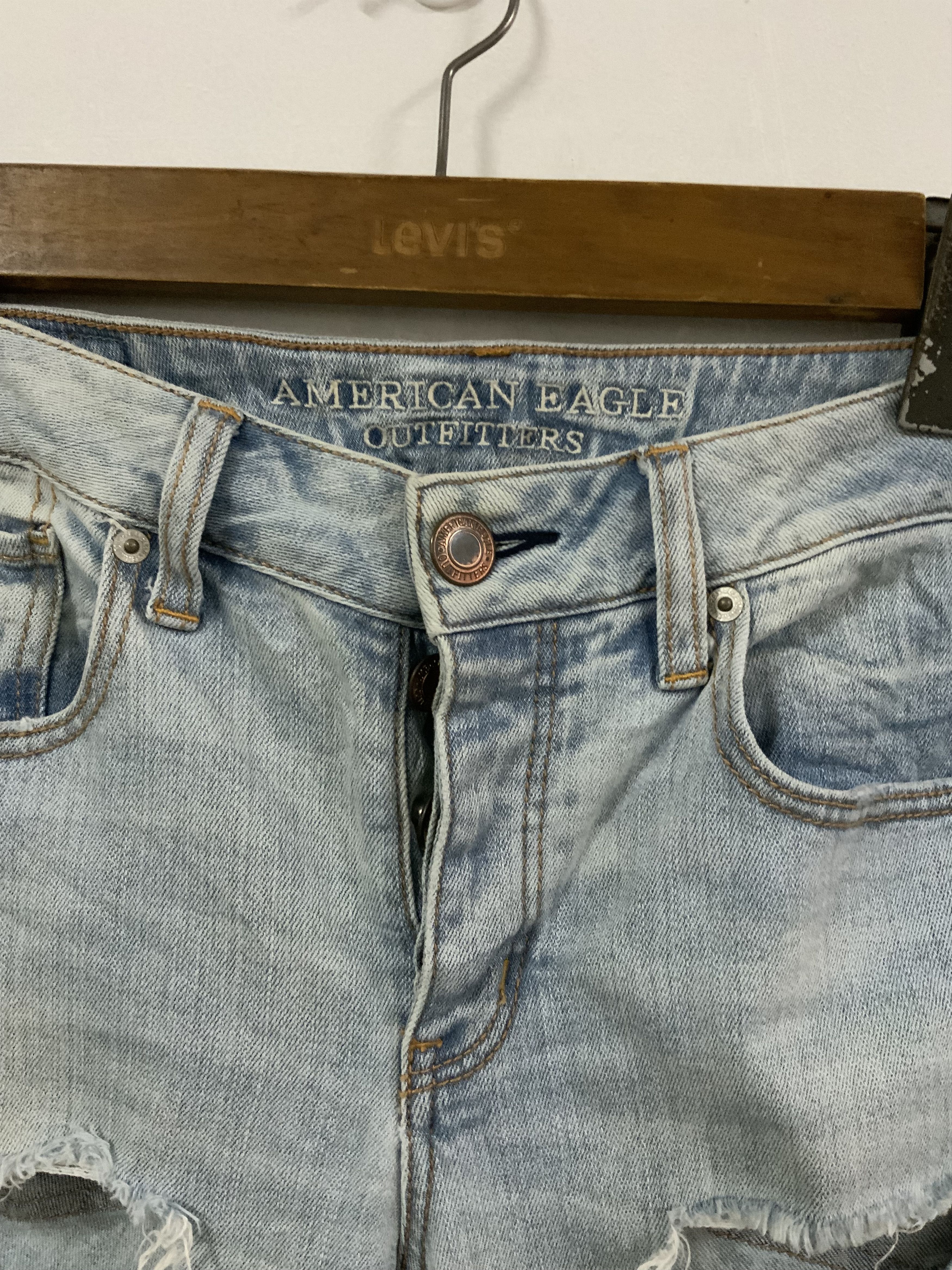 American Eagle Outfitters American Eagle Outfitters Distressed Denim Jeans Size US 30 / EU 46 - 6 Thumbnail
