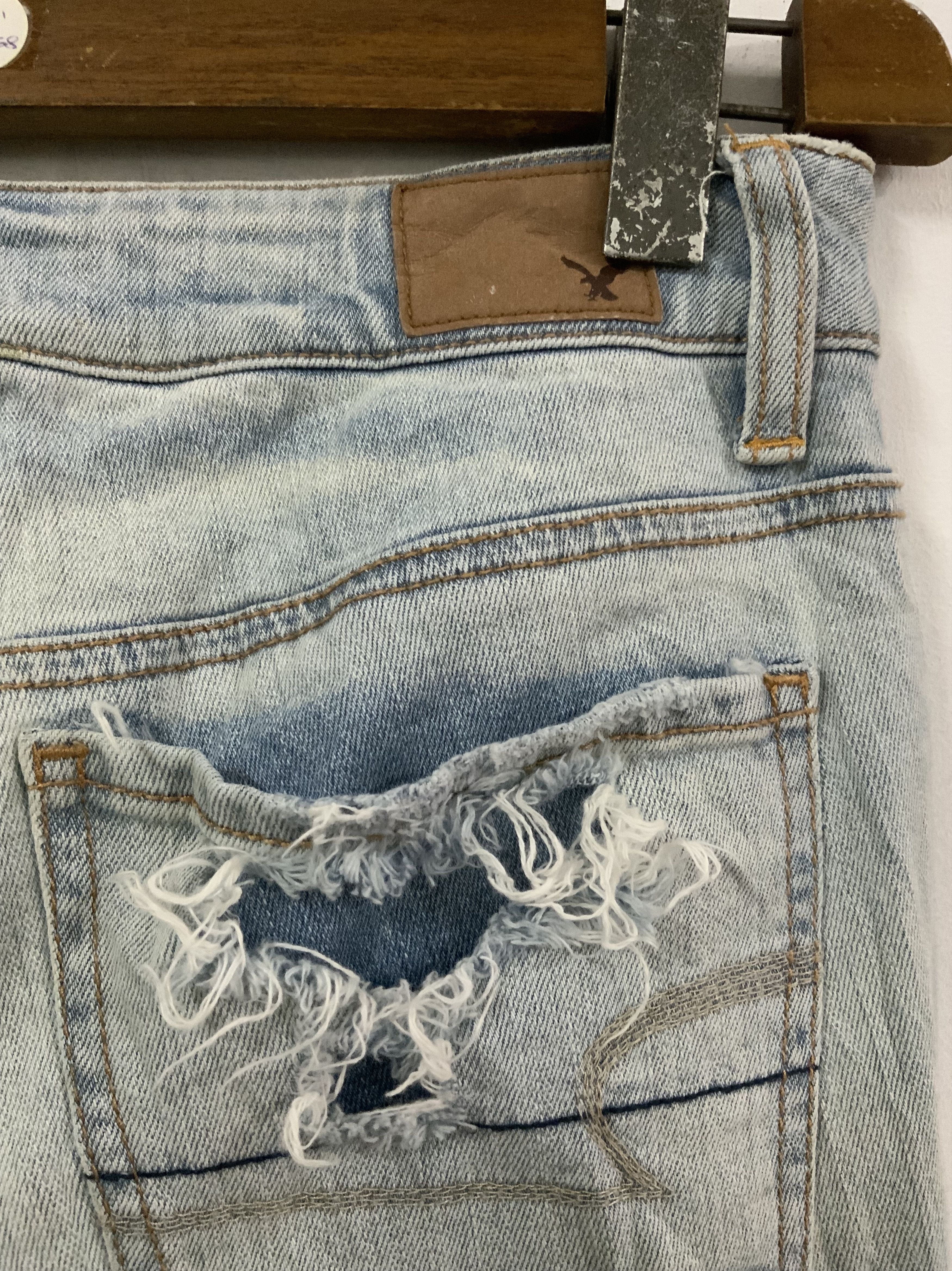 American Eagle Outfitters American Eagle Outfitters Distressed Denim Jeans Size US 30 / EU 46 - 10 Thumbnail