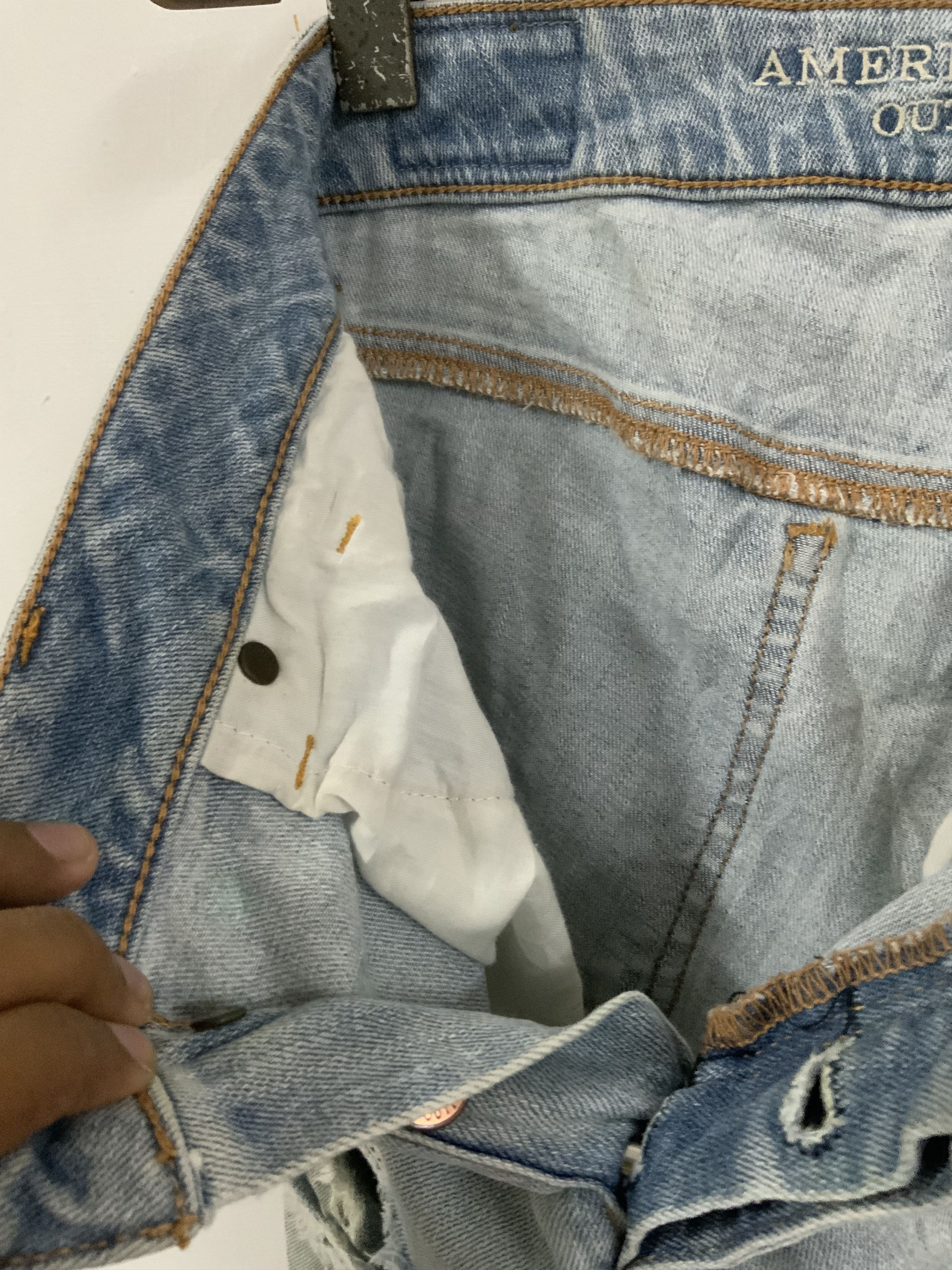 American Eagle Outfitters American Eagle Outfitters Distressed Denim Jeans Size US 30 / EU 46 - 12 Thumbnail
