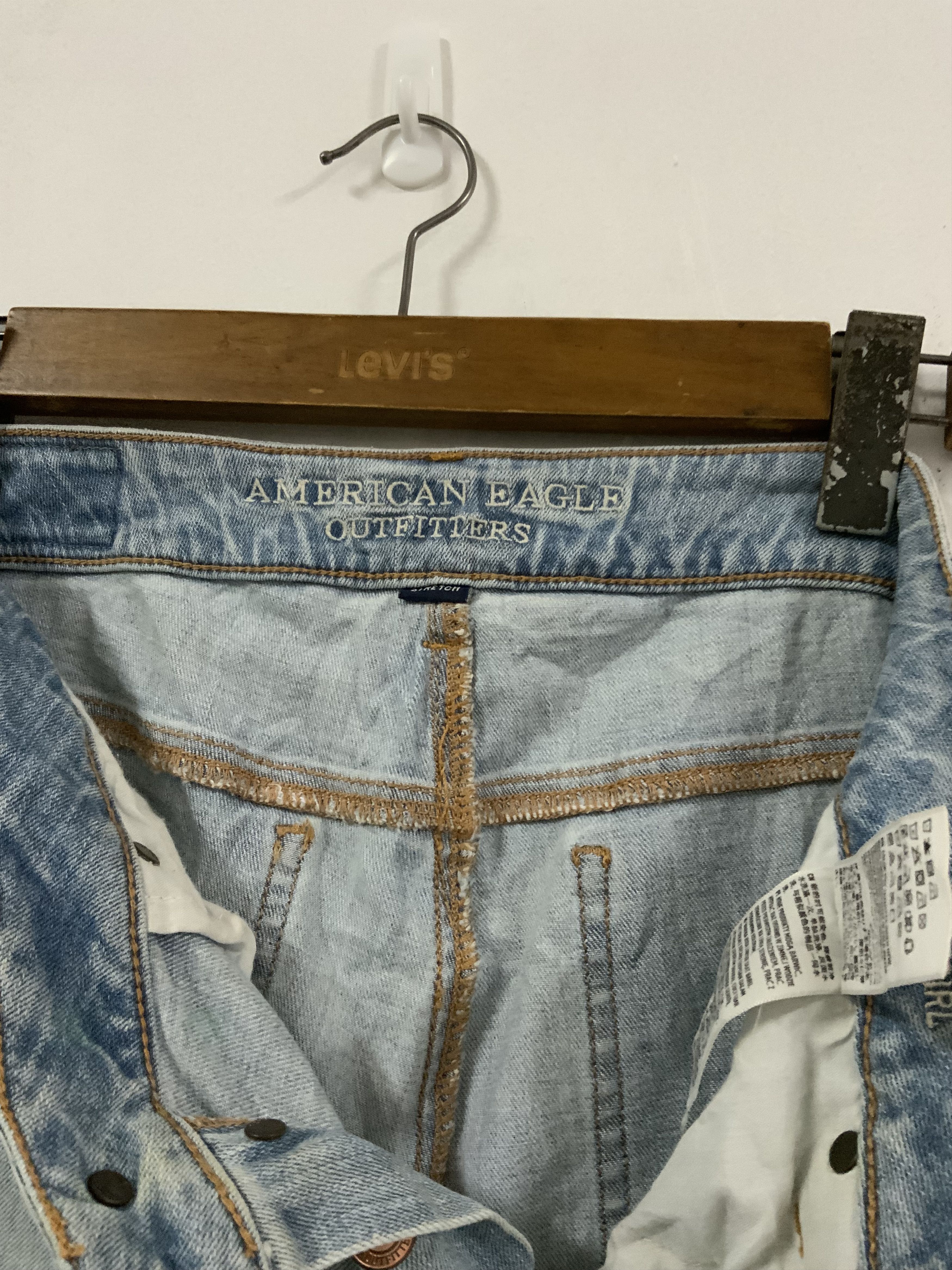 American Eagle Outfitters American Eagle Outfitters Distressed Denim Jeans Size US 30 / EU 46 - 19 Thumbnail