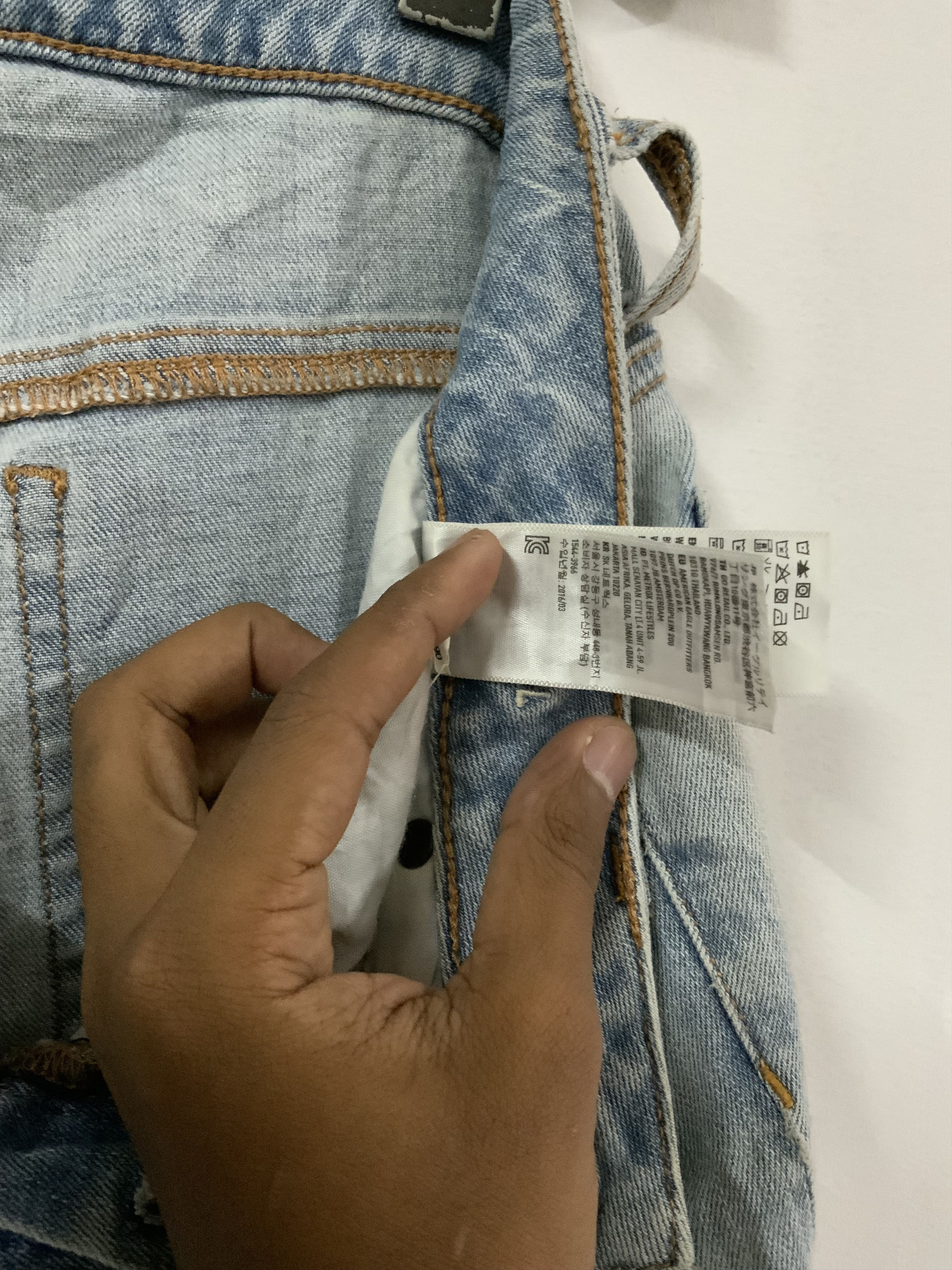 American Eagle Outfitters American Eagle Outfitters Distressed Denim Jeans Size US 30 / EU 46 - 17 Thumbnail