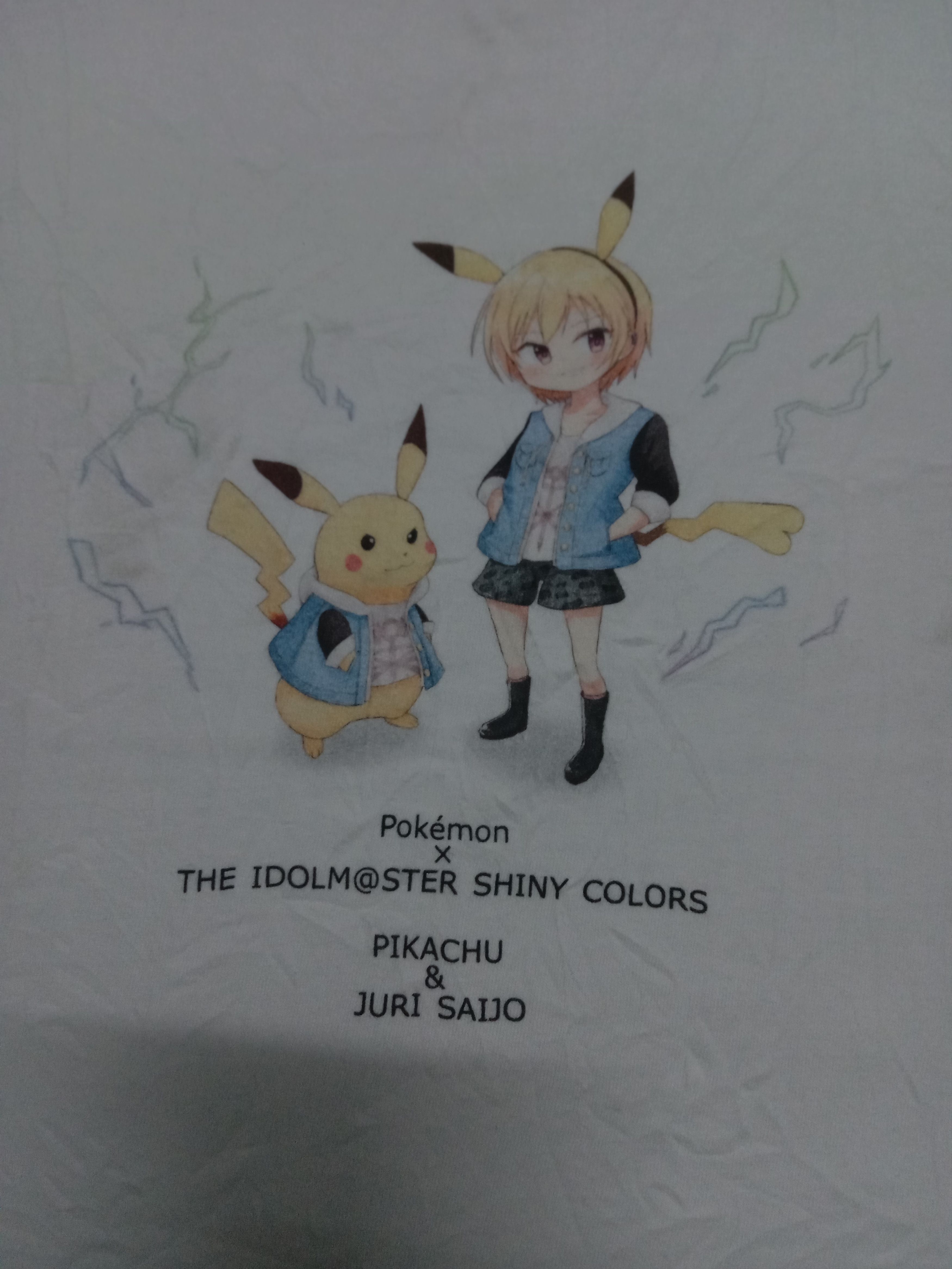 Anime × Nintendo Pokemon x The Idolm@ster Tee game anime Nintendo Bandai Size US M / EU 48-50 / 2 - 3 Thumbnail