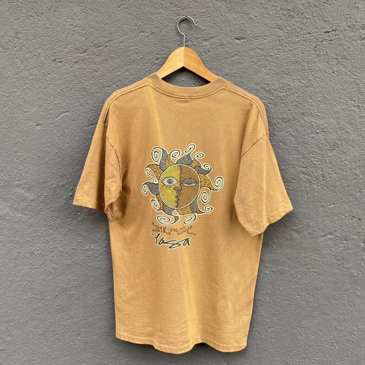 Vintage Thrashed Faded Vintage 90s Soul Del Sol Surf Style Art Tee Size US L / EU 52-54 / 3 - 1 Thumbnail
