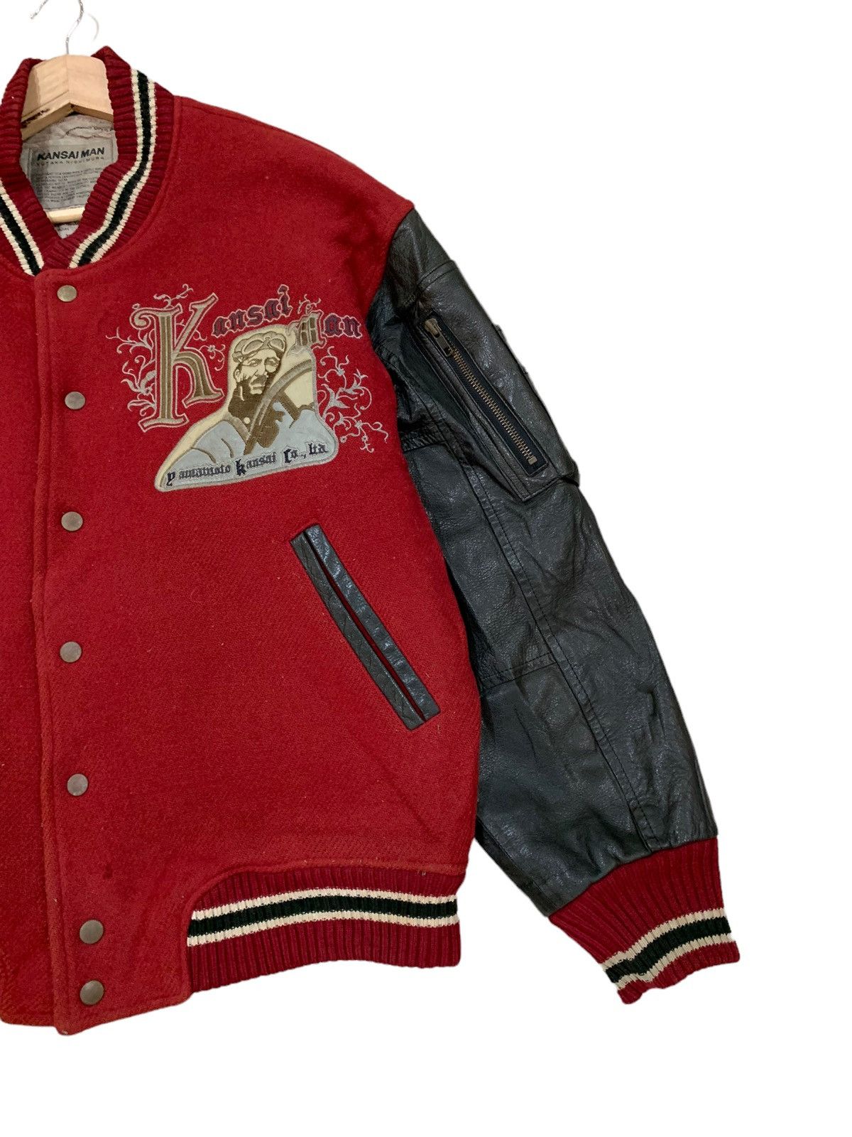 Kansai Yamamoto 🔥RARE VTG KANSAI MAN YUTAKA NISHIMURA VARSITY JACKETS Size US L / EU 52-54 / 3 - 9 Thumbnail