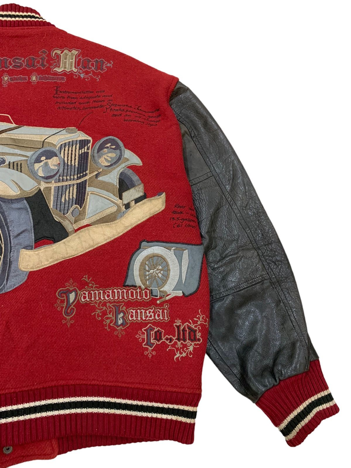 Kansai Yamamoto 🔥RARE VTG KANSAI MAN YUTAKA NISHIMURA VARSITY JACKETS Size US L / EU 52-54 / 3 - 6 Thumbnail