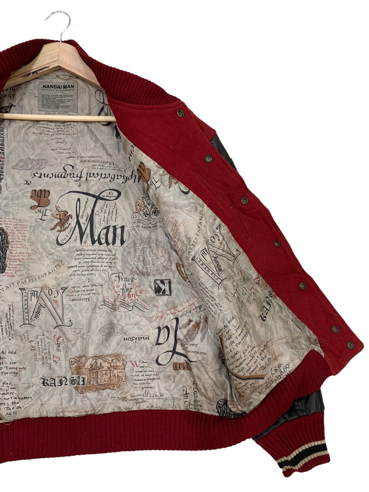 Kansai Yamamoto 🔥RARE VTG KANSAI MAN YUTAKA NISHIMURA VARSITY JACKETS Size US L / EU 52-54 / 3 - 12 Thumbnail