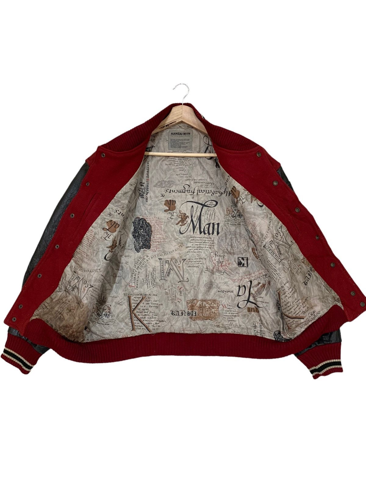 Kansai Yamamoto 🔥RARE VTG KANSAI MAN YUTAKA NISHIMURA VARSITY JACKETS Size US L / EU 52-54 / 3 - 11 Thumbnail