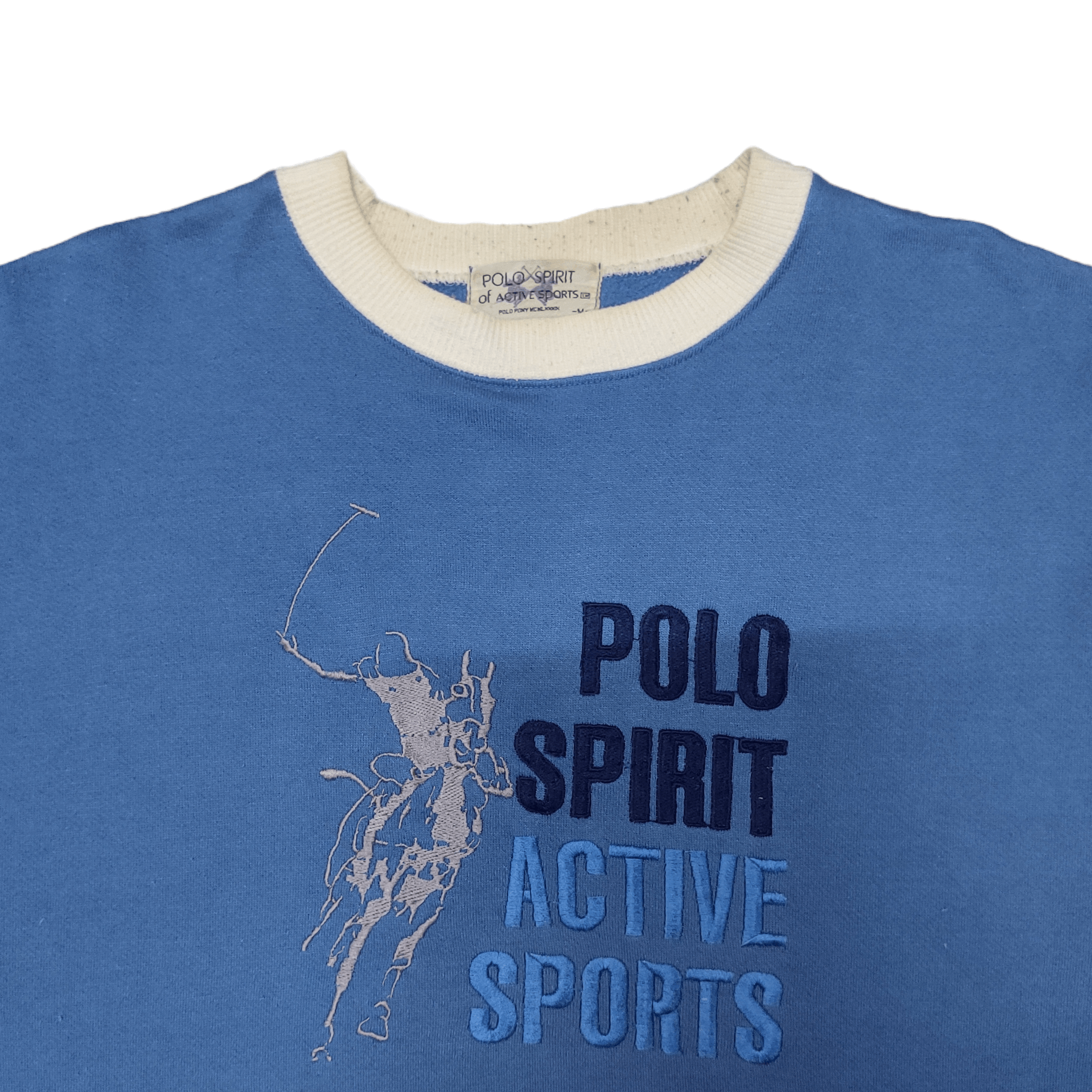 Japanese Brand Vintage Polo Spirit Active Sports Sweatshirt Embroidery Size US M / EU 48-50 / 2 - 2 Thumbnail