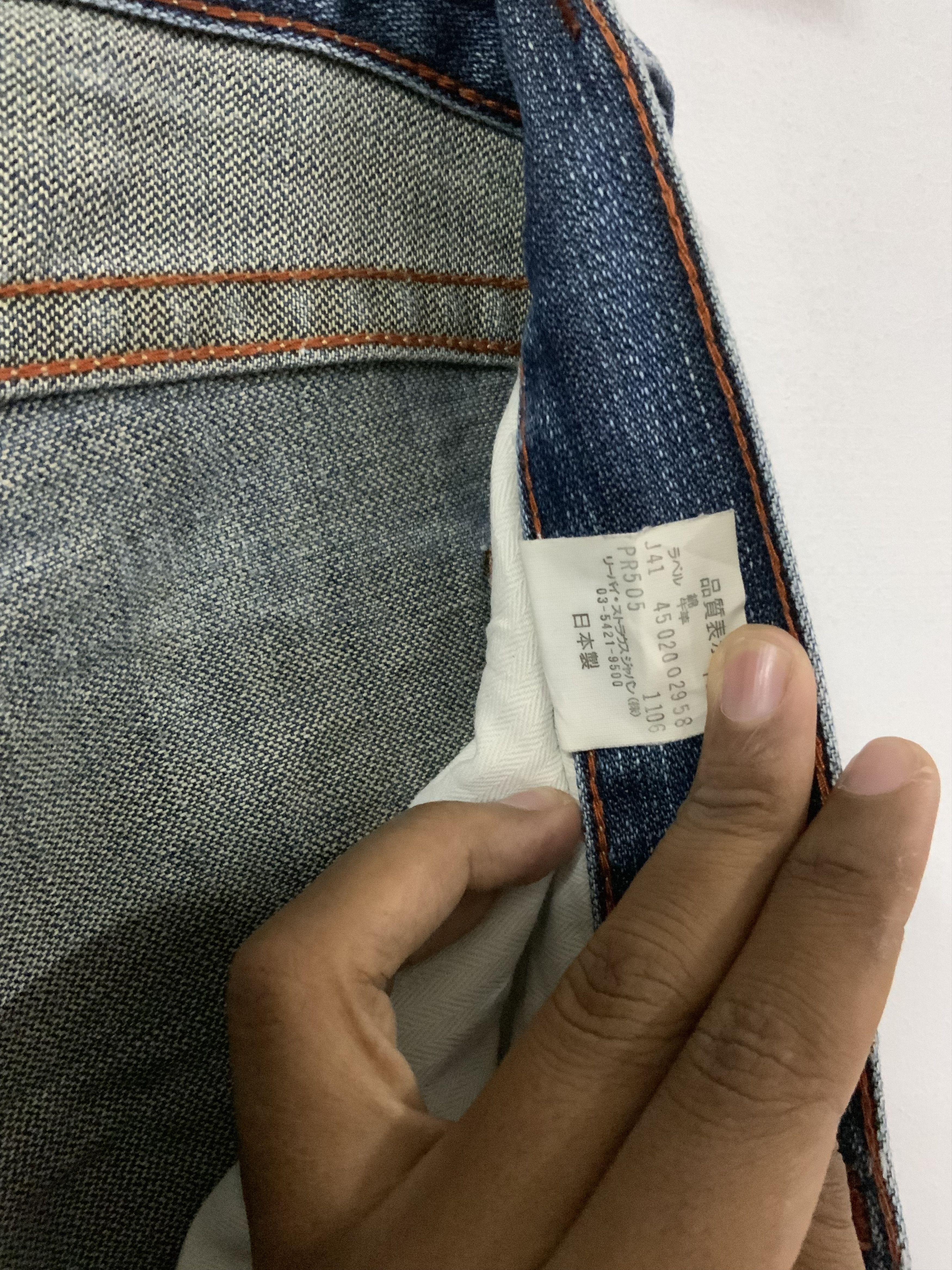 Levi's Vintage Levi’s Asid Wash Japan Made Jean Pant Size US 30 / EU 46 - 18 Thumbnail