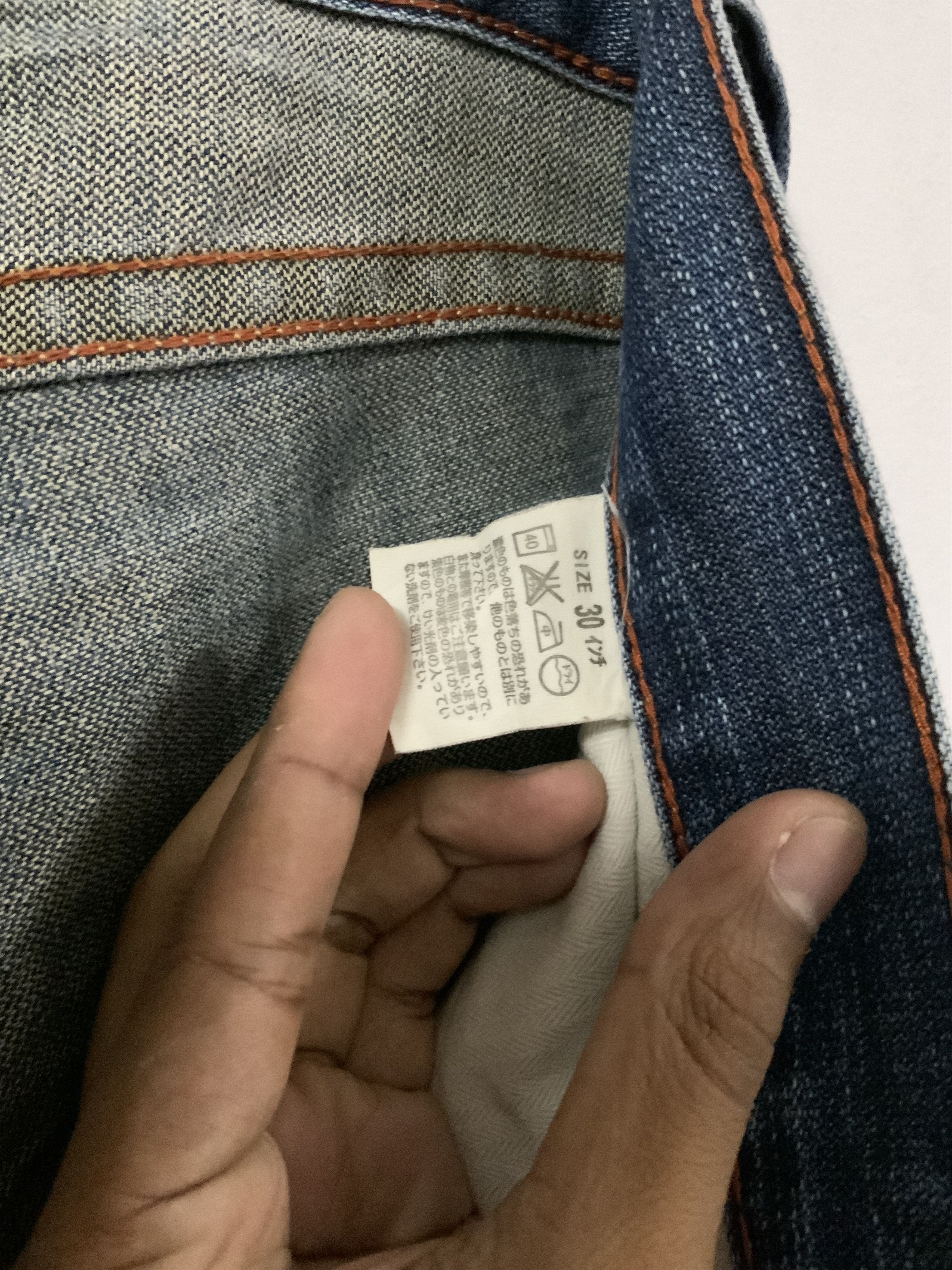 Levi's Vintage Levi’s Asid Wash Japan Made Jean Pant Size US 30 / EU 46 - 17 Thumbnail