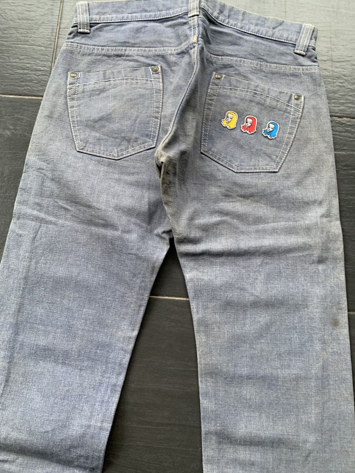 Japanese Brand × Le Grande Bleu (L.G.B.) × Vintage Guell Mustard Faded Wash Denim Size US 31 - 11 Thumbnail