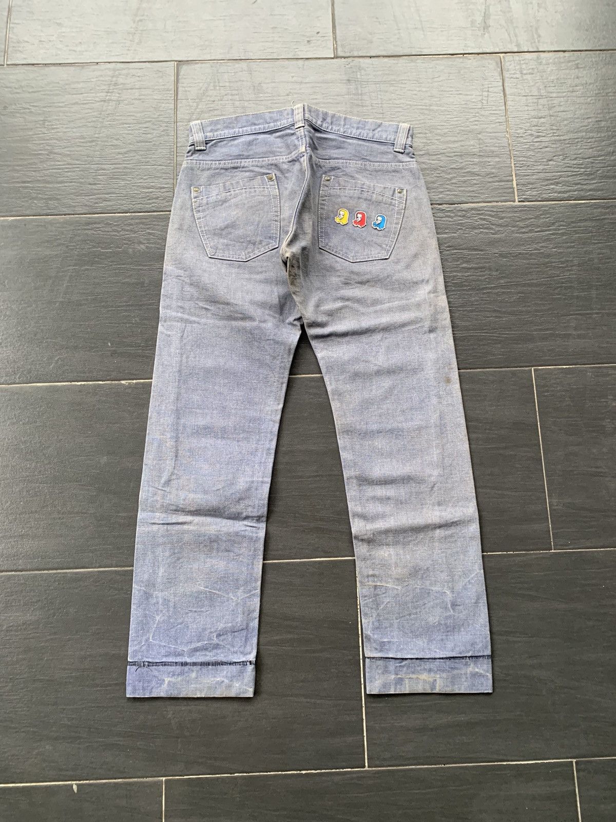 Japanese Brand × Le Grande Bleu (L.G.B.) × Vintage Guell Mustard Faded Wash Denim Size US 31 - 8 Thumbnail