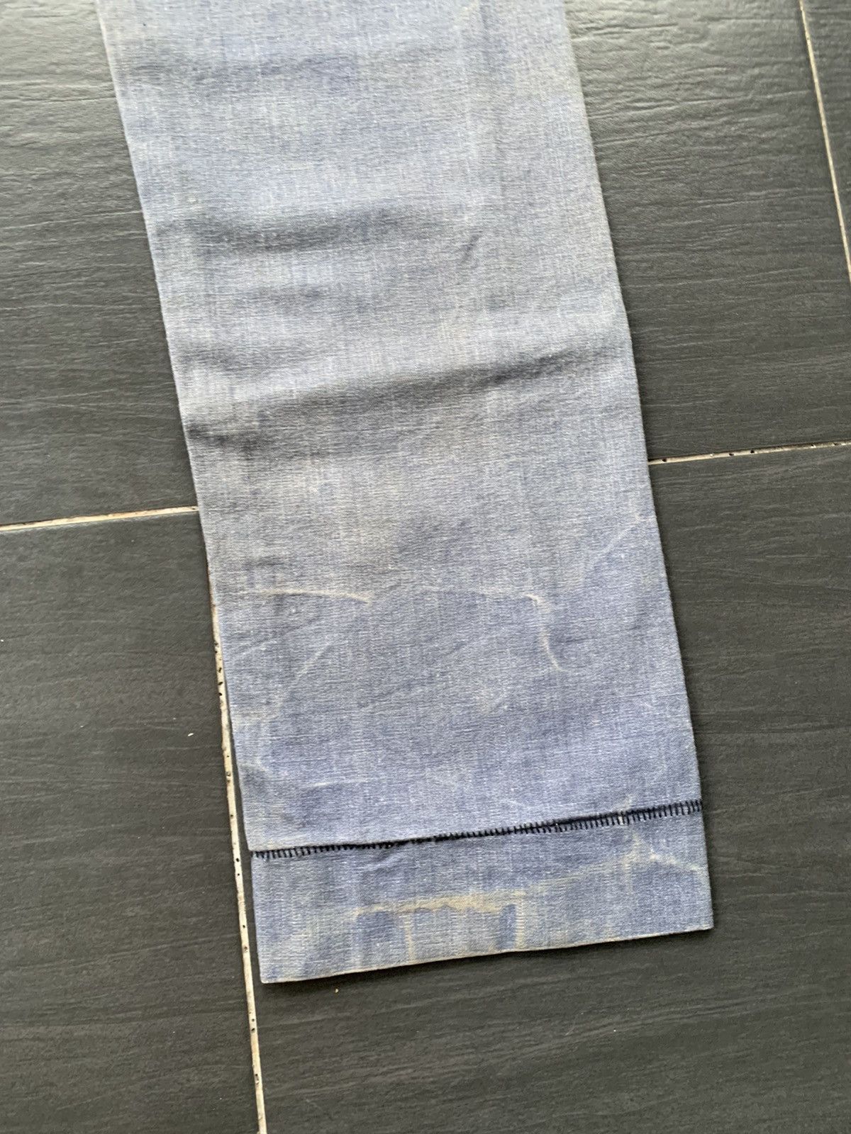 Japanese Brand × Le Grande Bleu (L.G.B.) × Vintage Guell Mustard Faded Wash Denim Size US 31 - 10 Thumbnail
