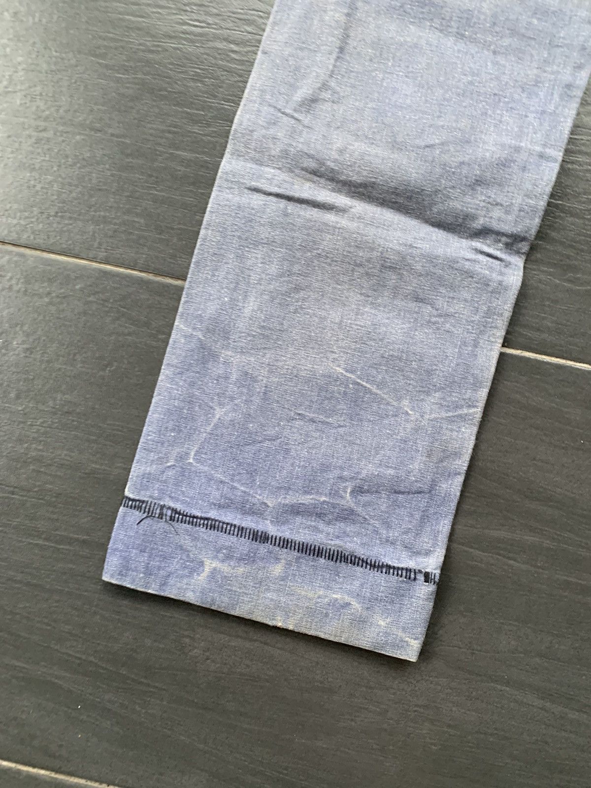 Japanese Brand × Le Grande Bleu (L.G.B.) × Vintage Guell Mustard Faded Wash Denim Size US 31 - 9 Thumbnail