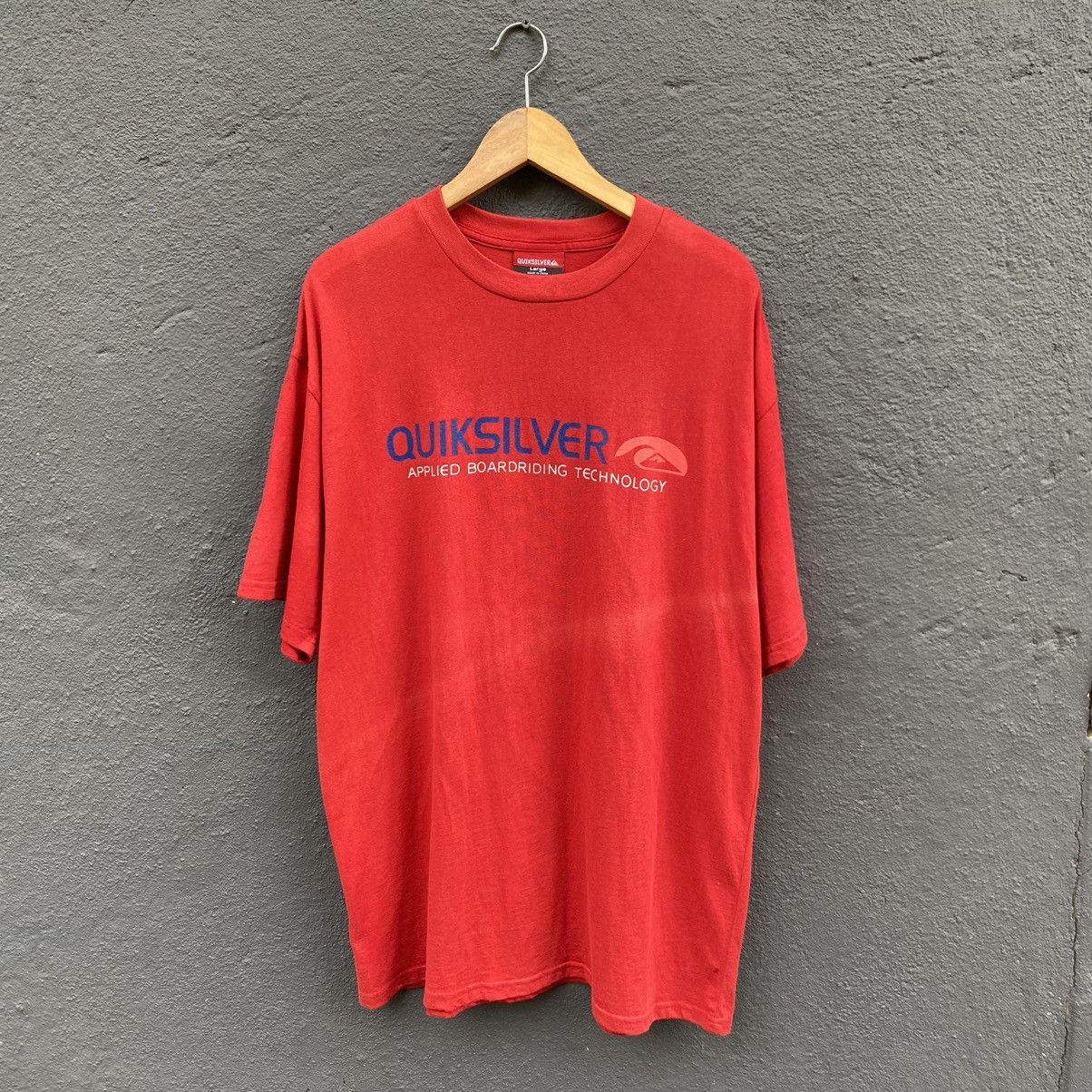 Quiksilver Thrashed Faded Vintage Y2K Quiksilver Surf ERD GRUNGE TEE Size US XL / EU 56 / 4 - 2 Thumbnail