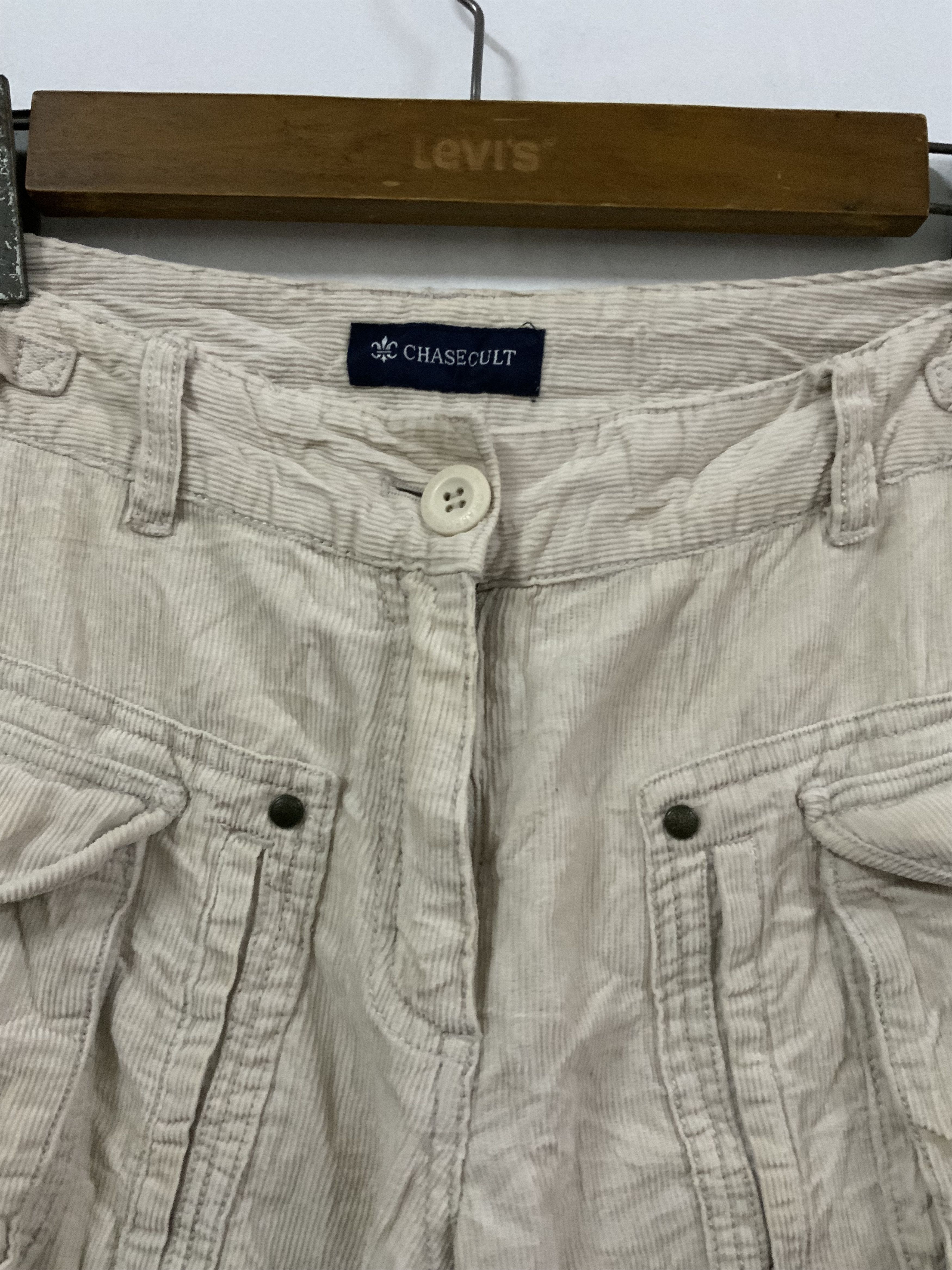 Japanese Brand Chase Cult Multipocket Bell Bottom Cargo Pant Size US 31 - 6 Thumbnail