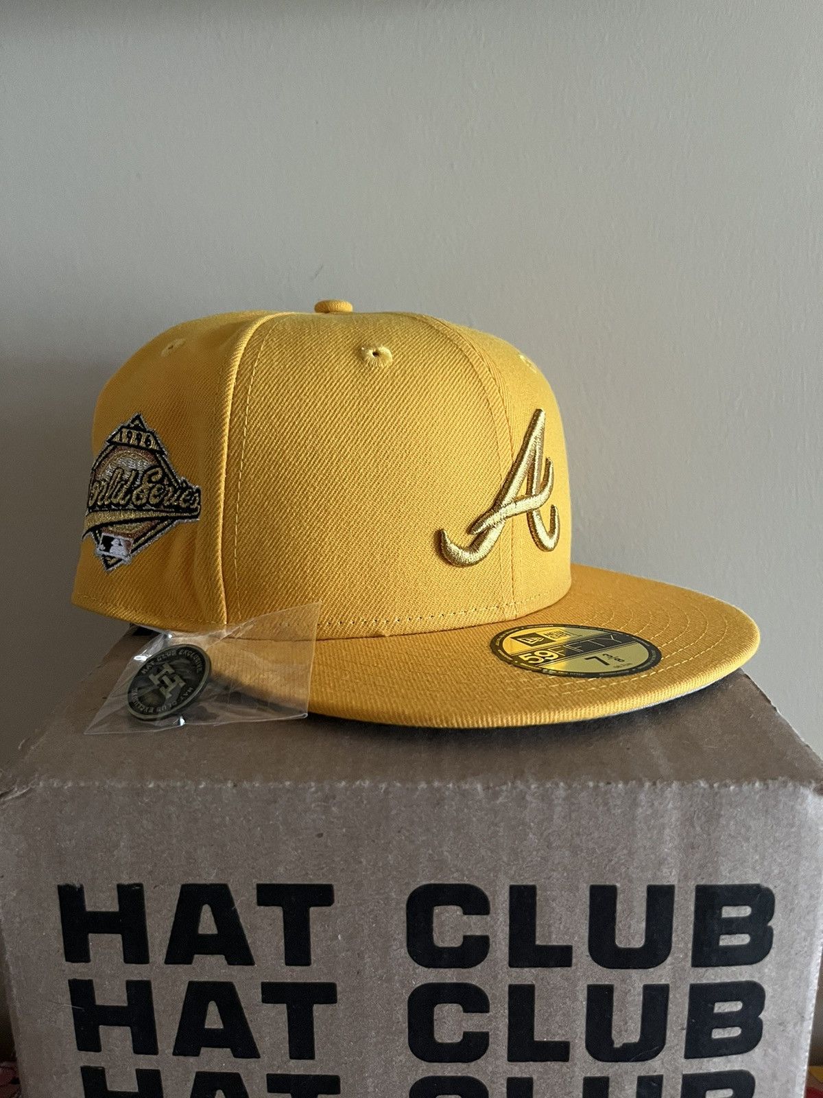 3/8 Atlanta Braves hatclub Olympic gold medal pack 1996 ws