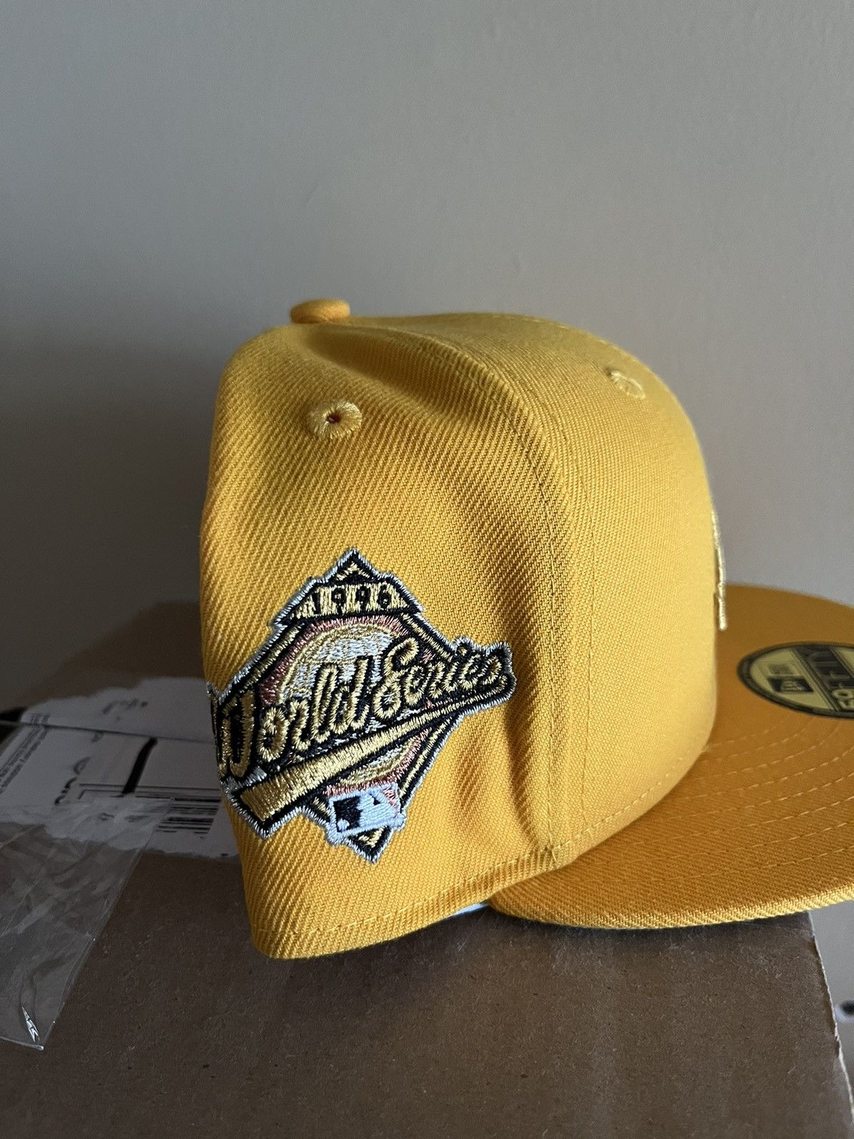 Hat Club 7 3/8 Atlanta Braves hatclub Olympic gold medal pack 1996 ws Size ONE SIZE - 3 Thumbnail