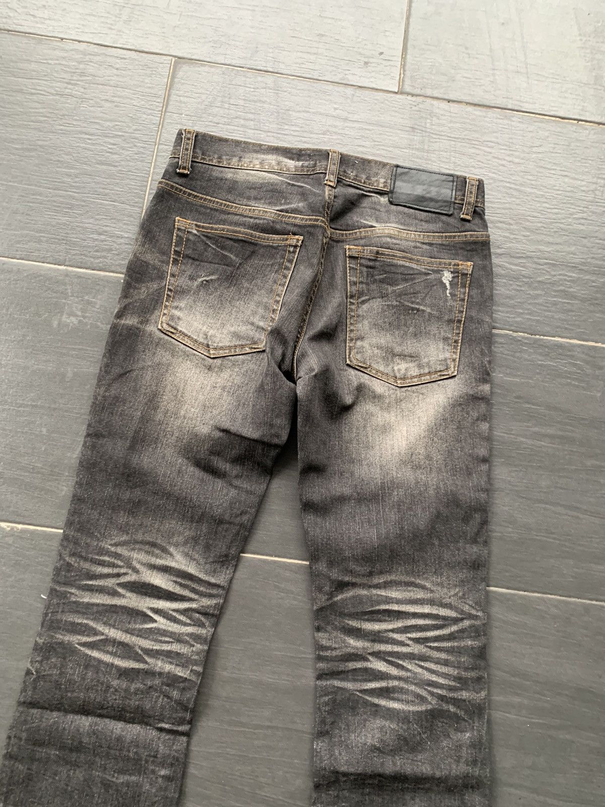 If Six Was Nine × Japanese Brand Flat Life Distressed Denim Size US 31 - 8 Thumbnail