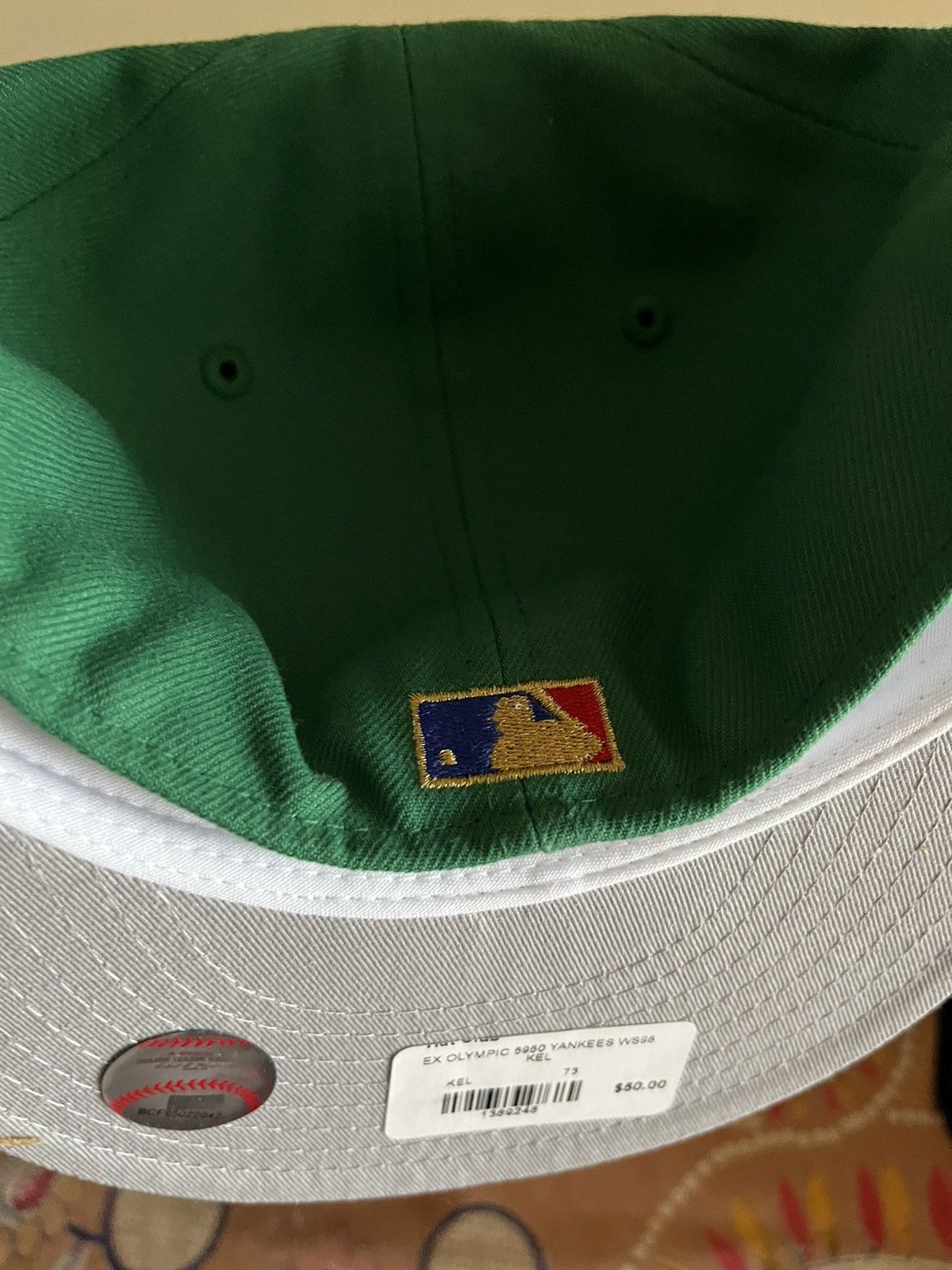 Hat Club × New Era 7 3/8 New York Yankees hat club Olympic bronze 1998 ws patch Size ONE SIZE - 4 Thumbnail