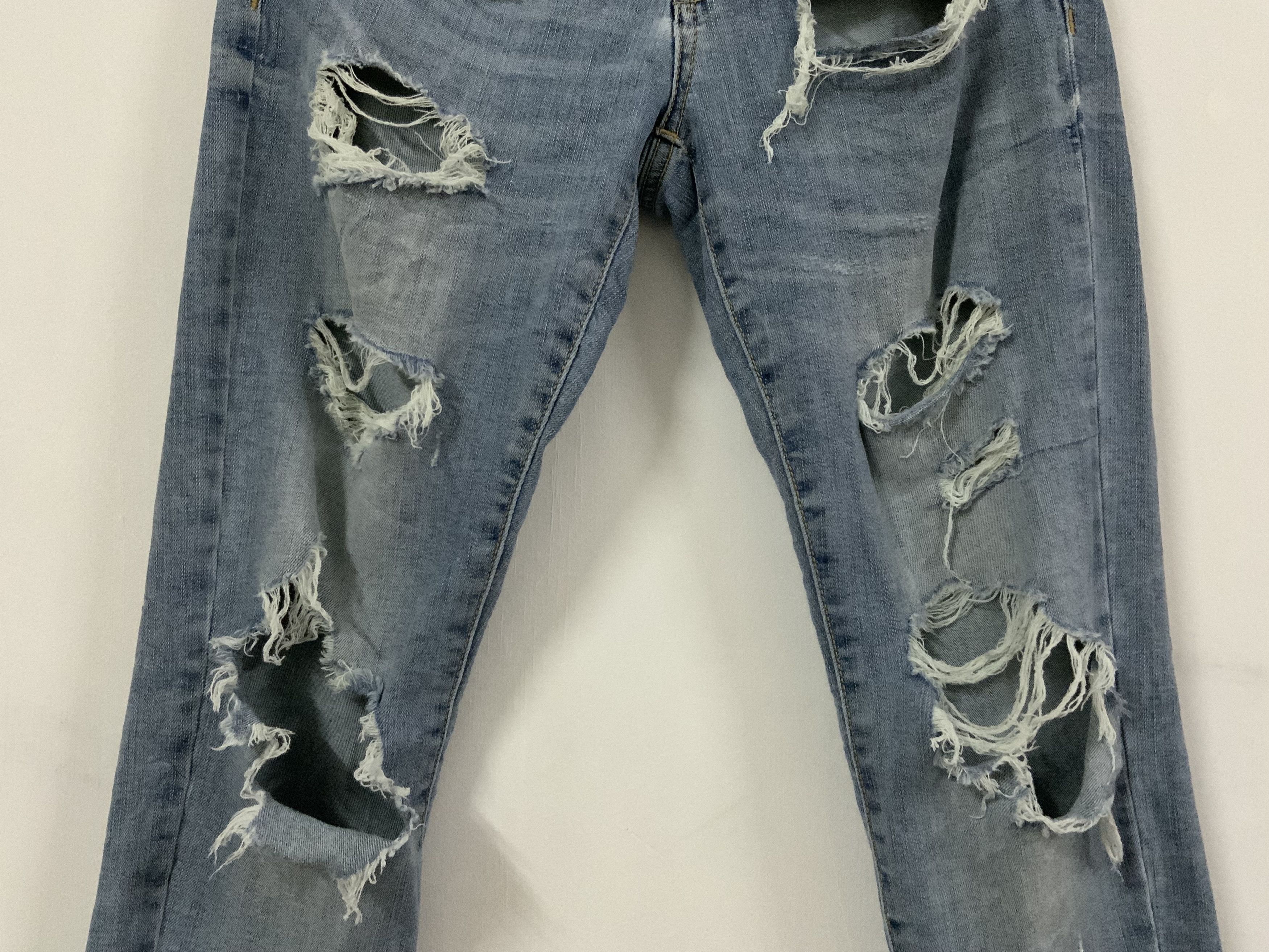 Vintage American Eagle Outfitter Distressed Super Skinny Jean Size US 30 / EU 46 - 4 Thumbnail
